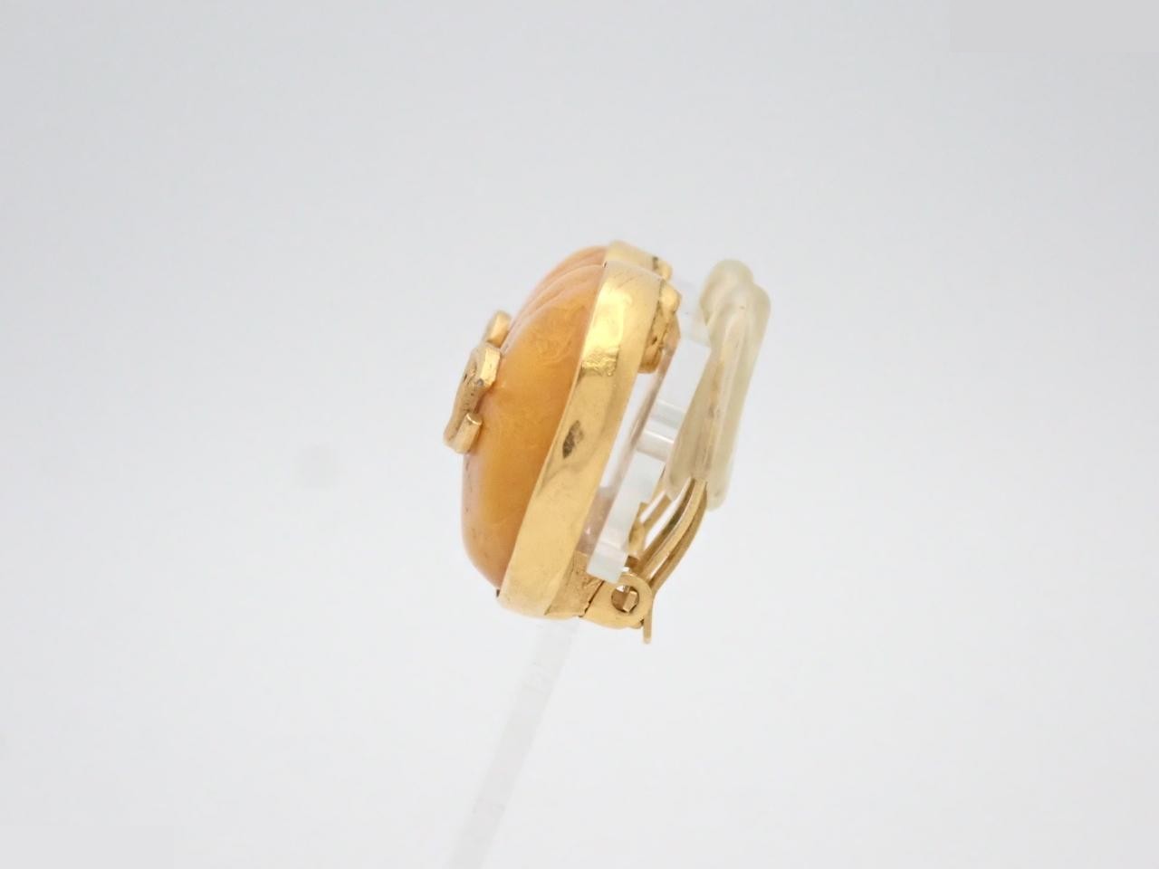 Coco Mark Gold Earrings 98P — view 3