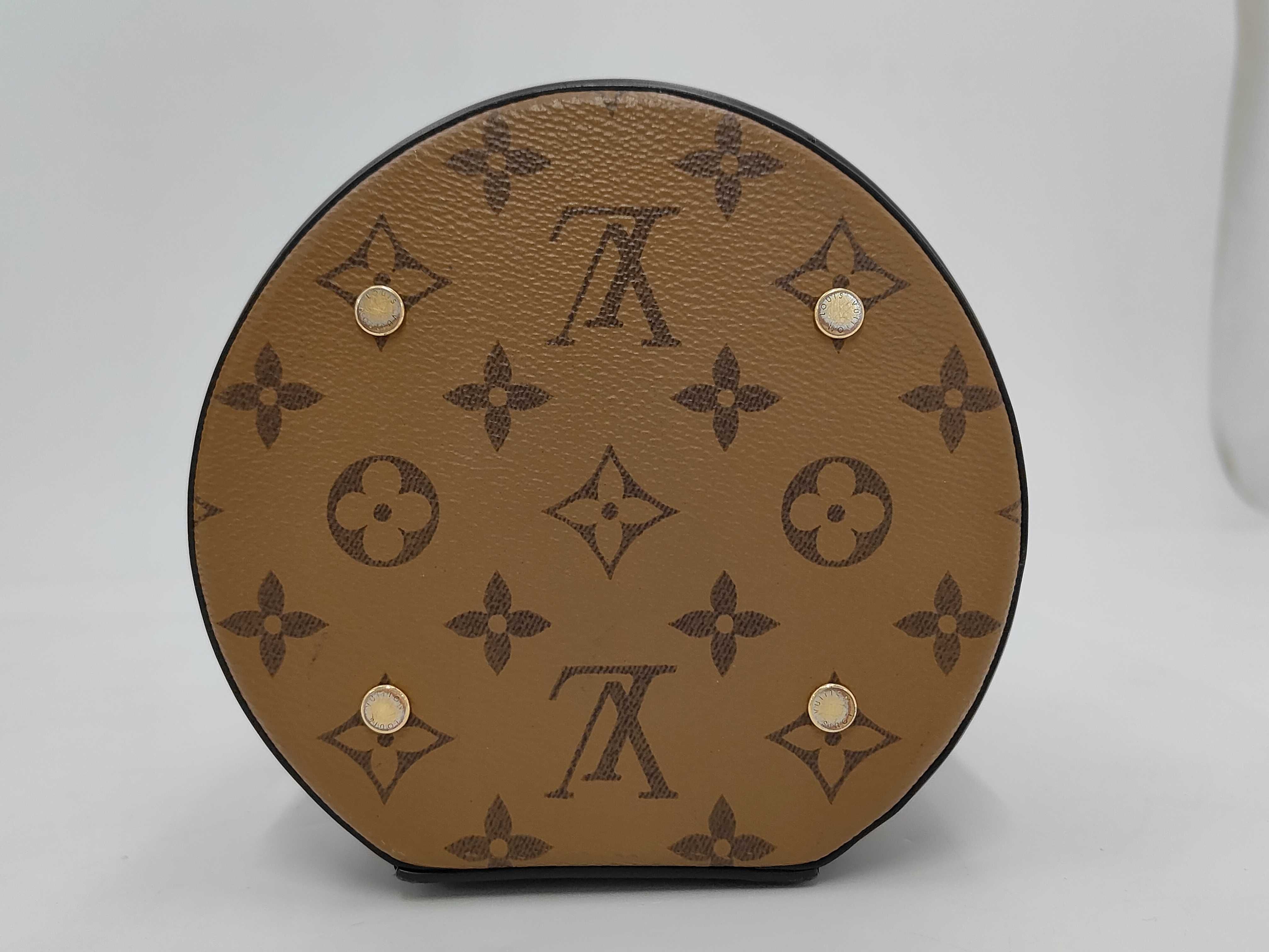 Monogram Reverse Cannes M43986 FL0221 Brown Vanity Bag (RFID Detectable) — view 3