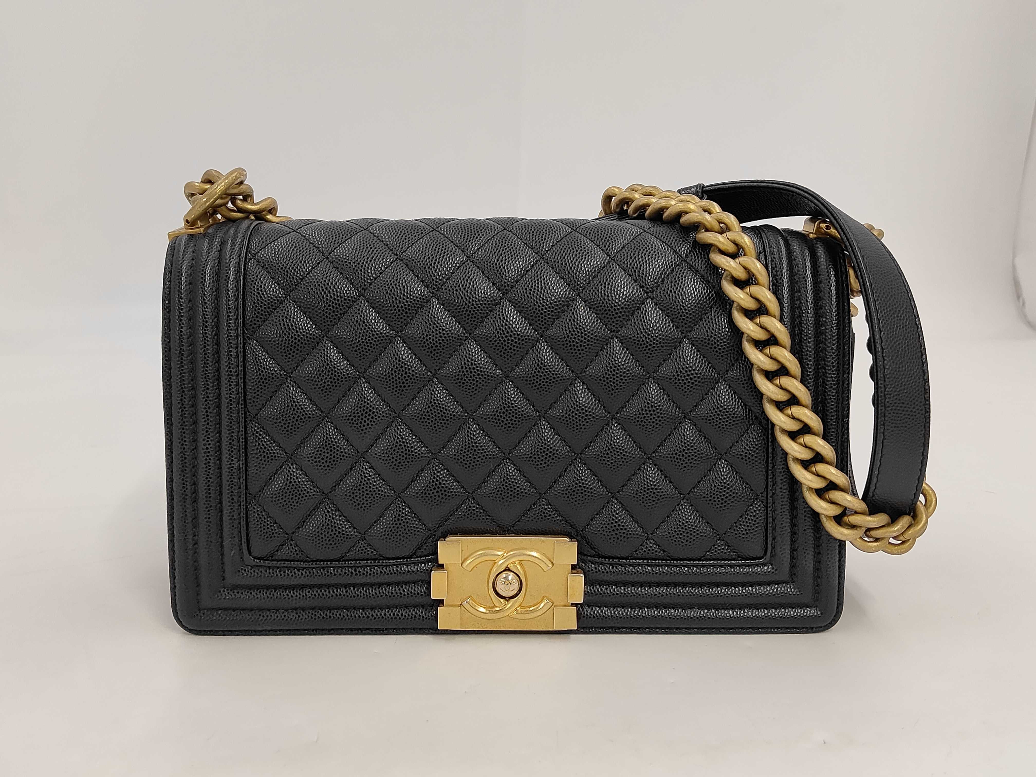 Caviar Boy Chanel Matelassé Shoulder Bag