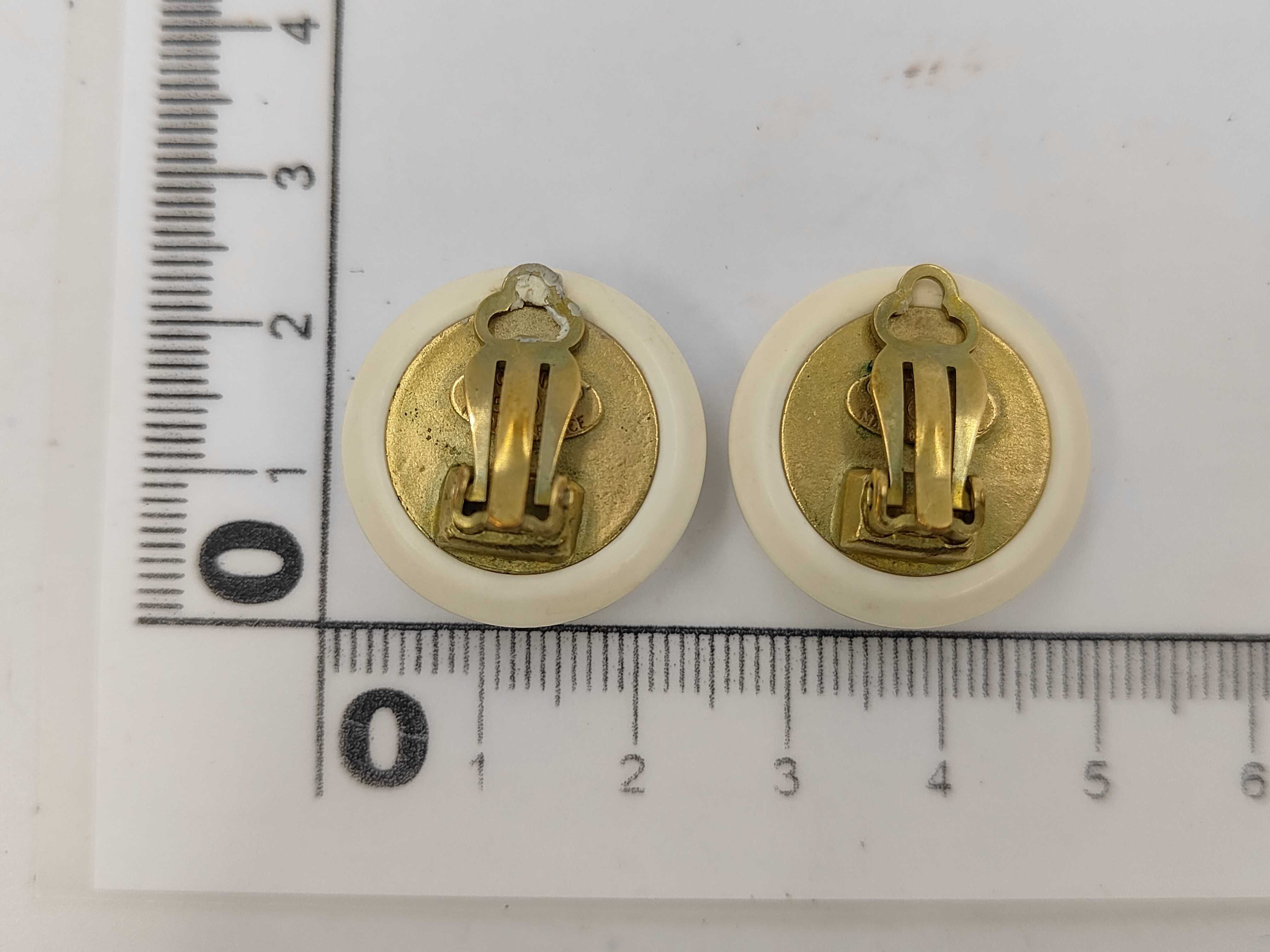 Coco Mark Button Earrings 95C Earrings — view 2