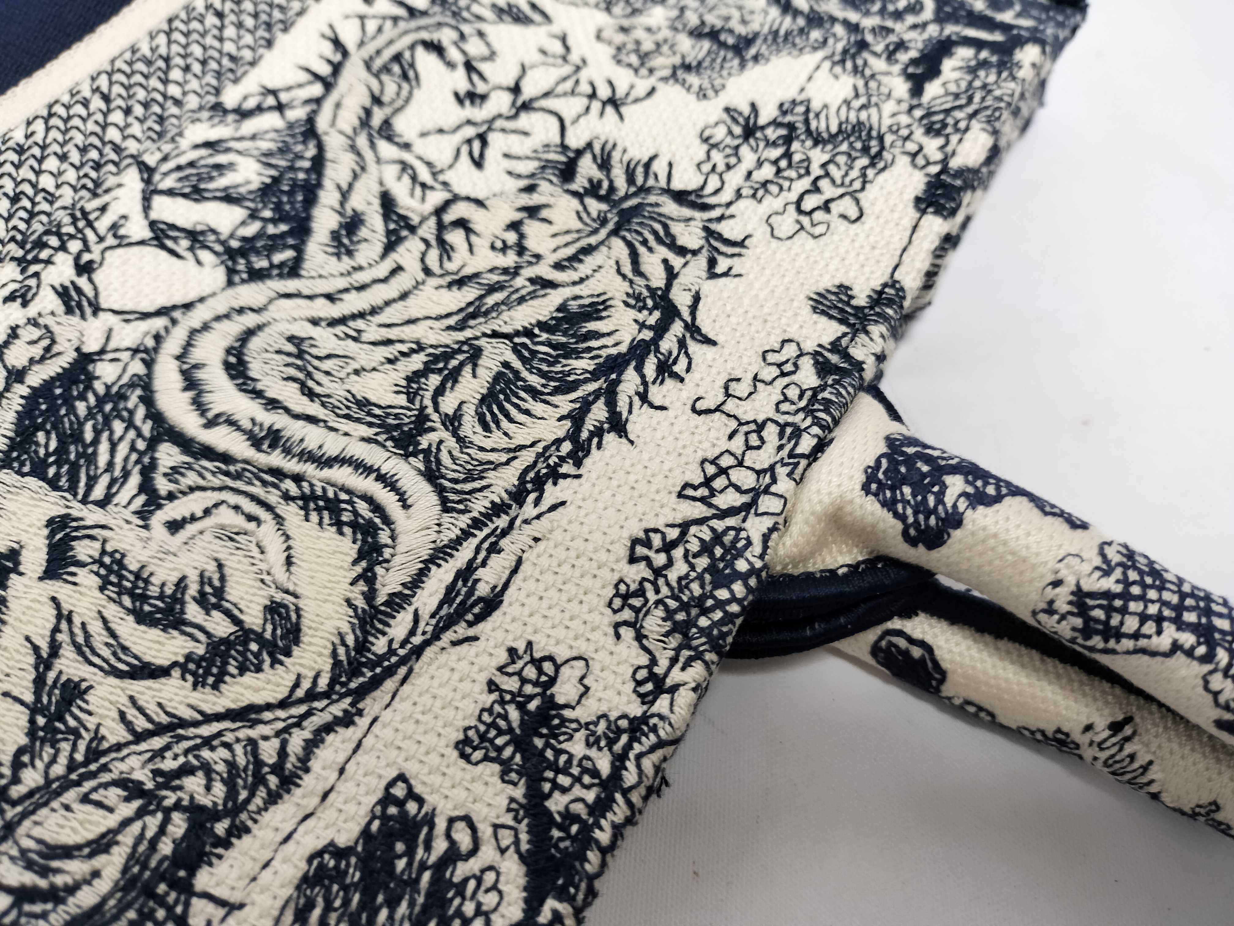 C. Book Tote Large Navy Tote Bag — view 5