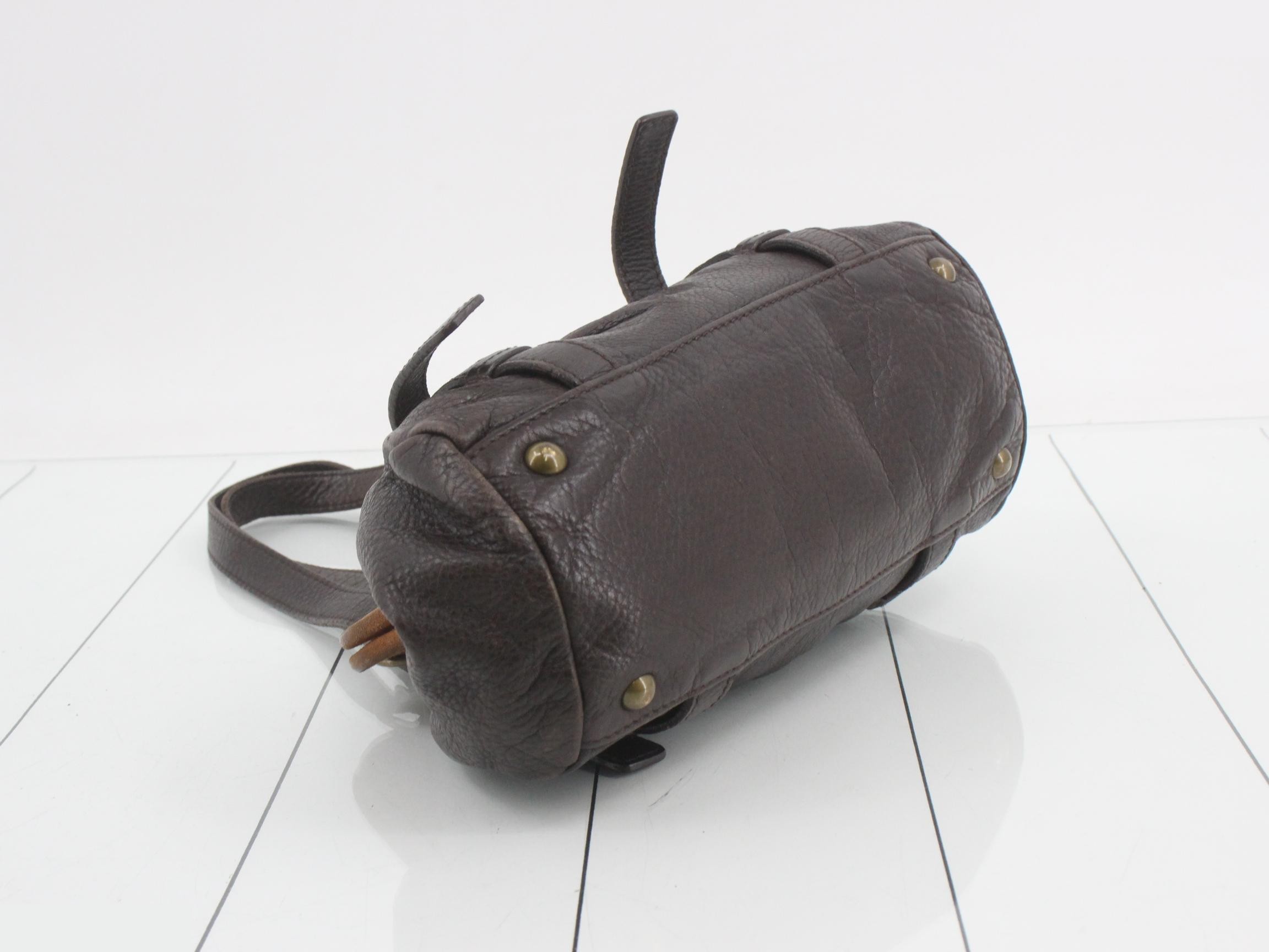 Other lines: Bags/Shoulder bags, Clasp closure, Leather, Brown — view 5