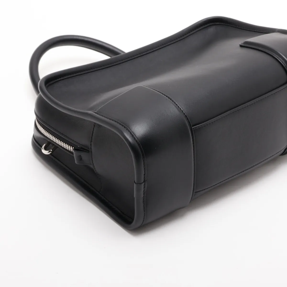 Amazona 180 Small Leather 2-Way Handbag, Black — view 4