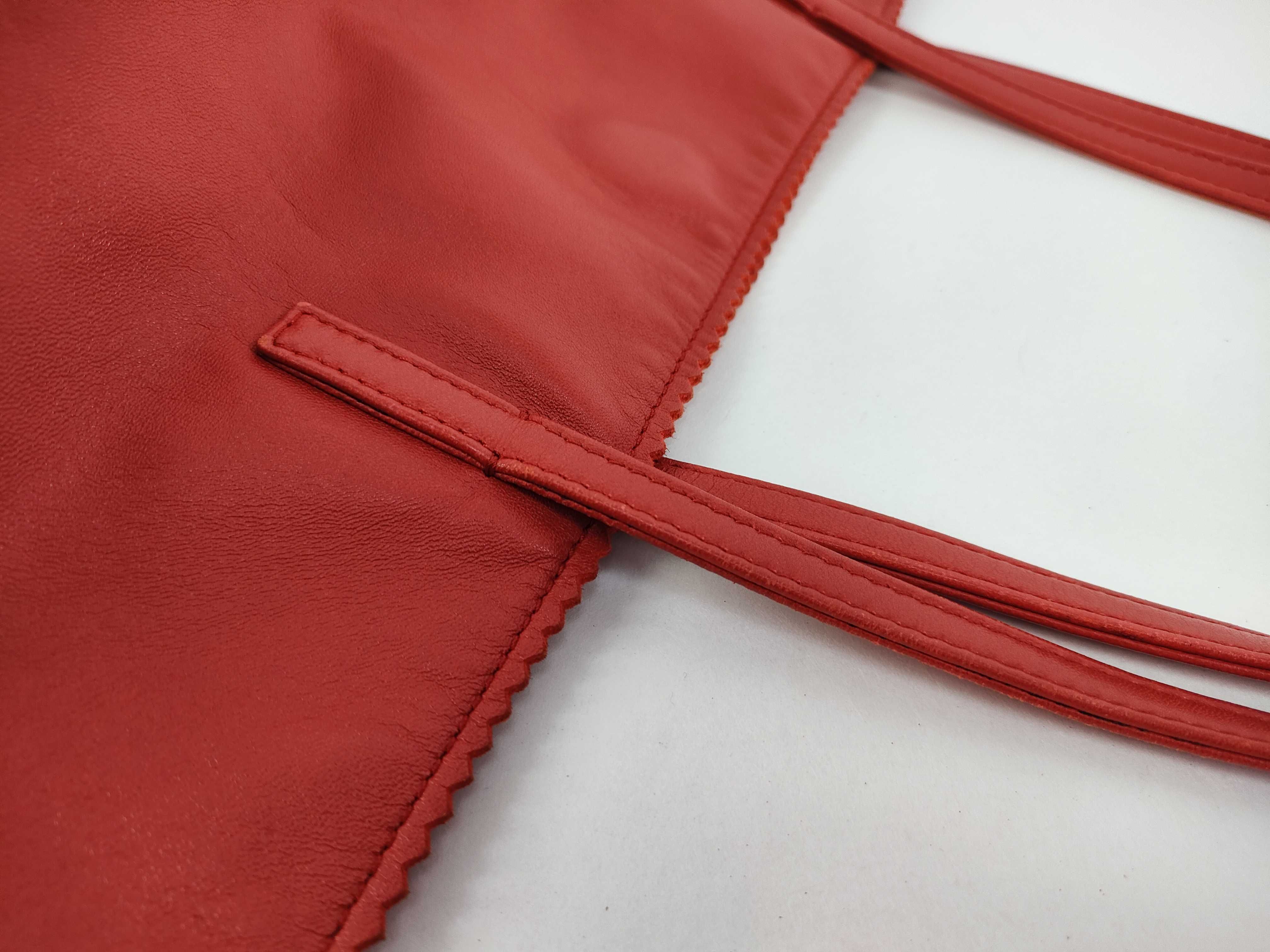 handbag, nappa leather, anagram design, red tones. — view 5
