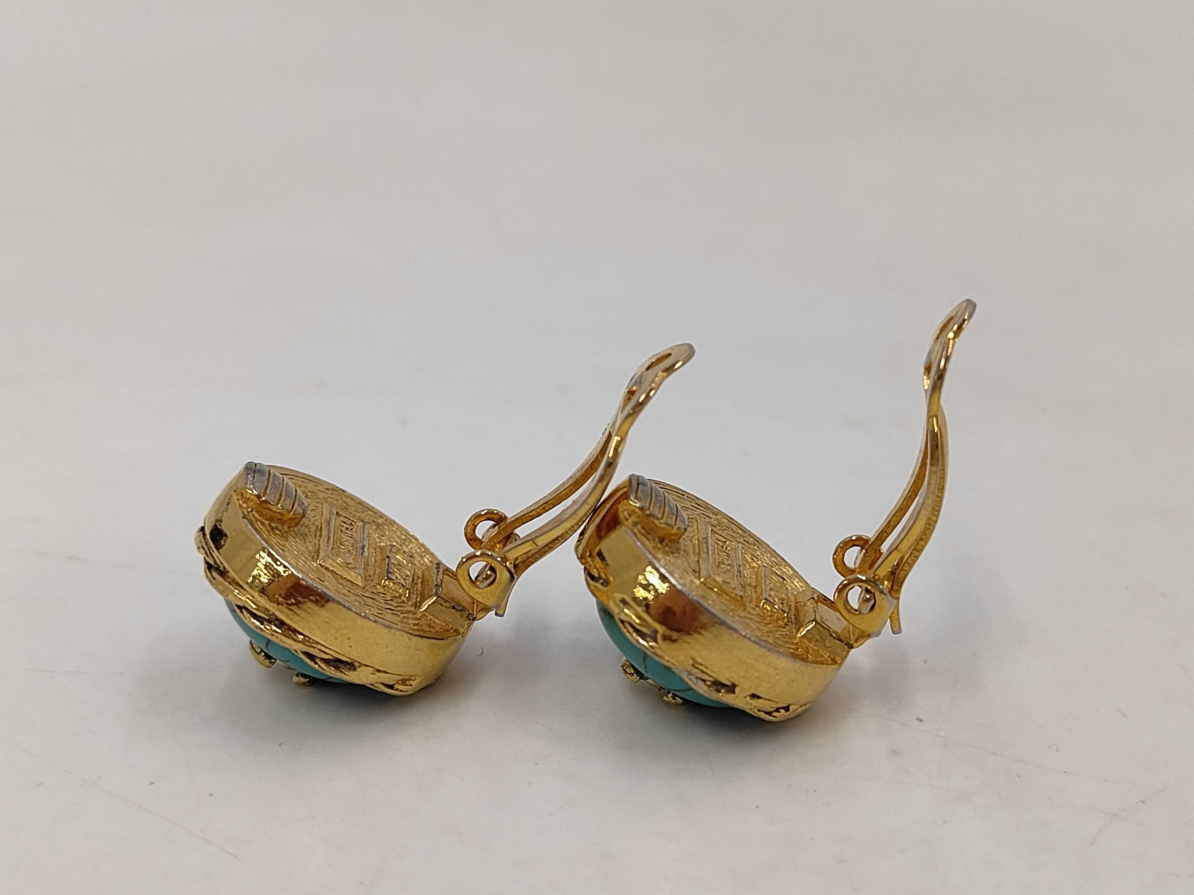 Turquoise GP Earrings — view 3