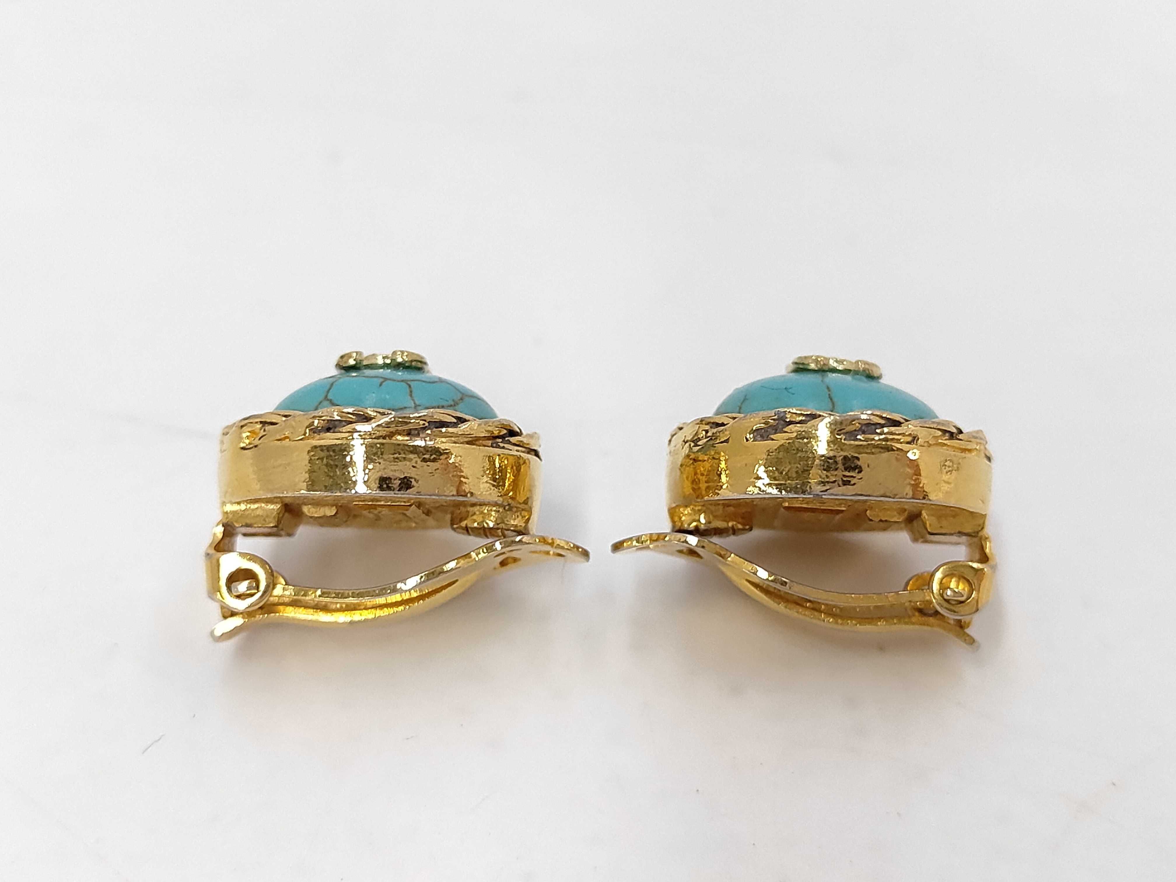 Turquoise GP Earrings — view 6