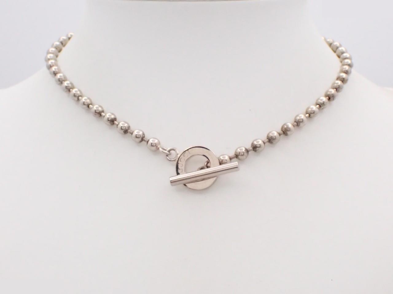 Ball chain choker, 925 silver, 20.4g, neck circumference approximately 39cm — view 3