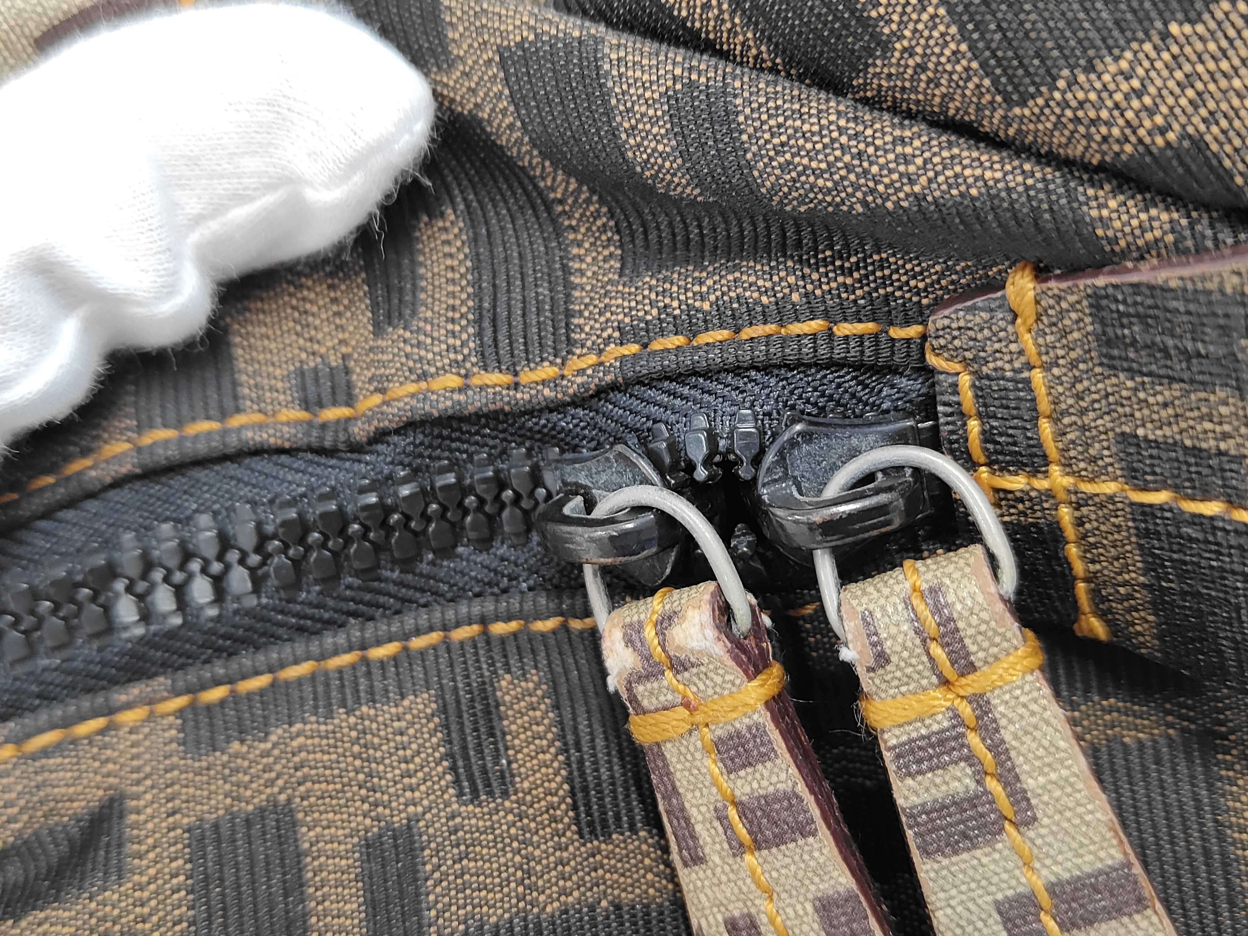 Zucca Zucchino Handbag Boston Bag Combination Tote Bag — view 8