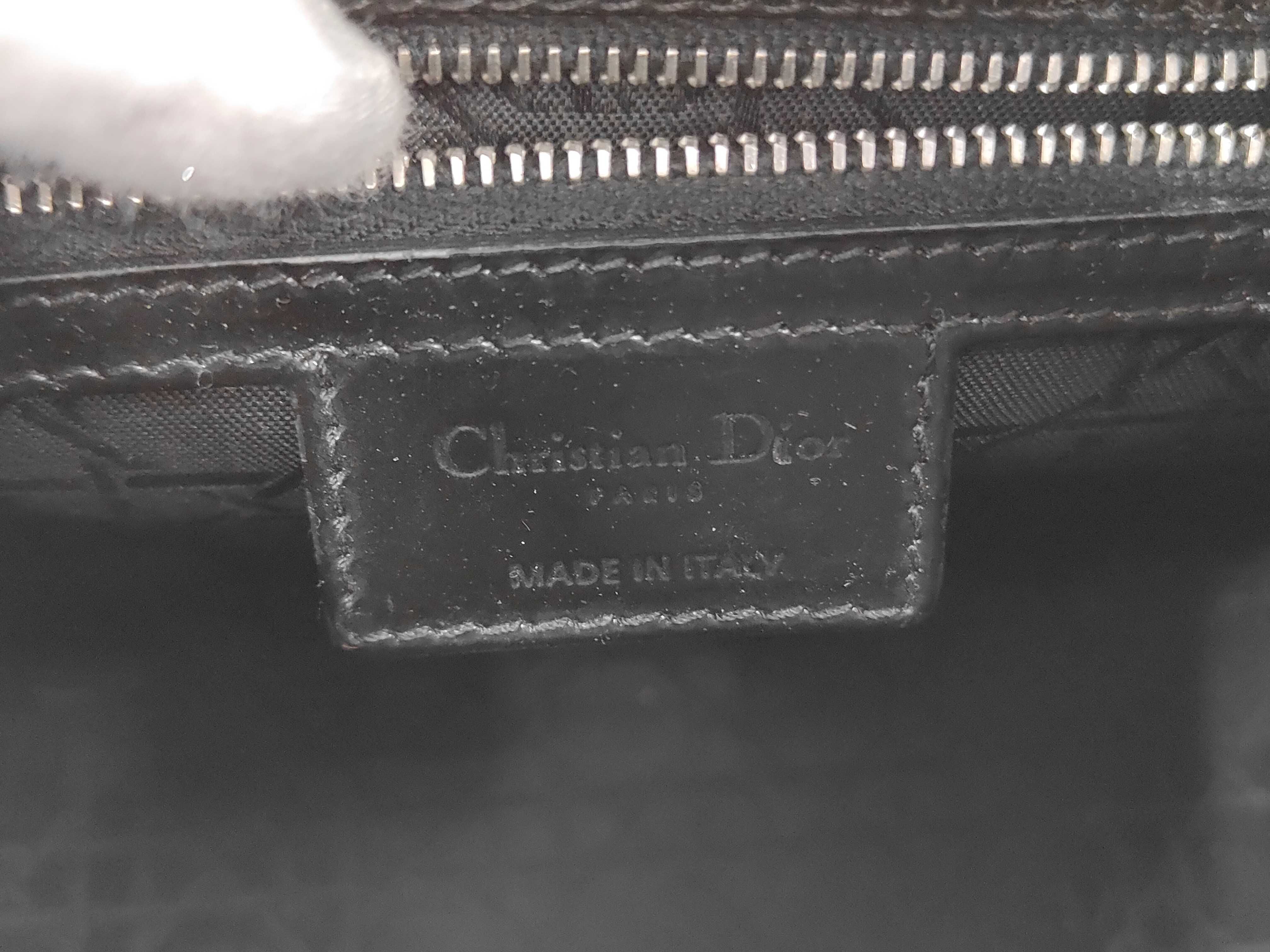 Lady Dior Cannage Enamel 2-Way Shoulder/Handbag — view 11