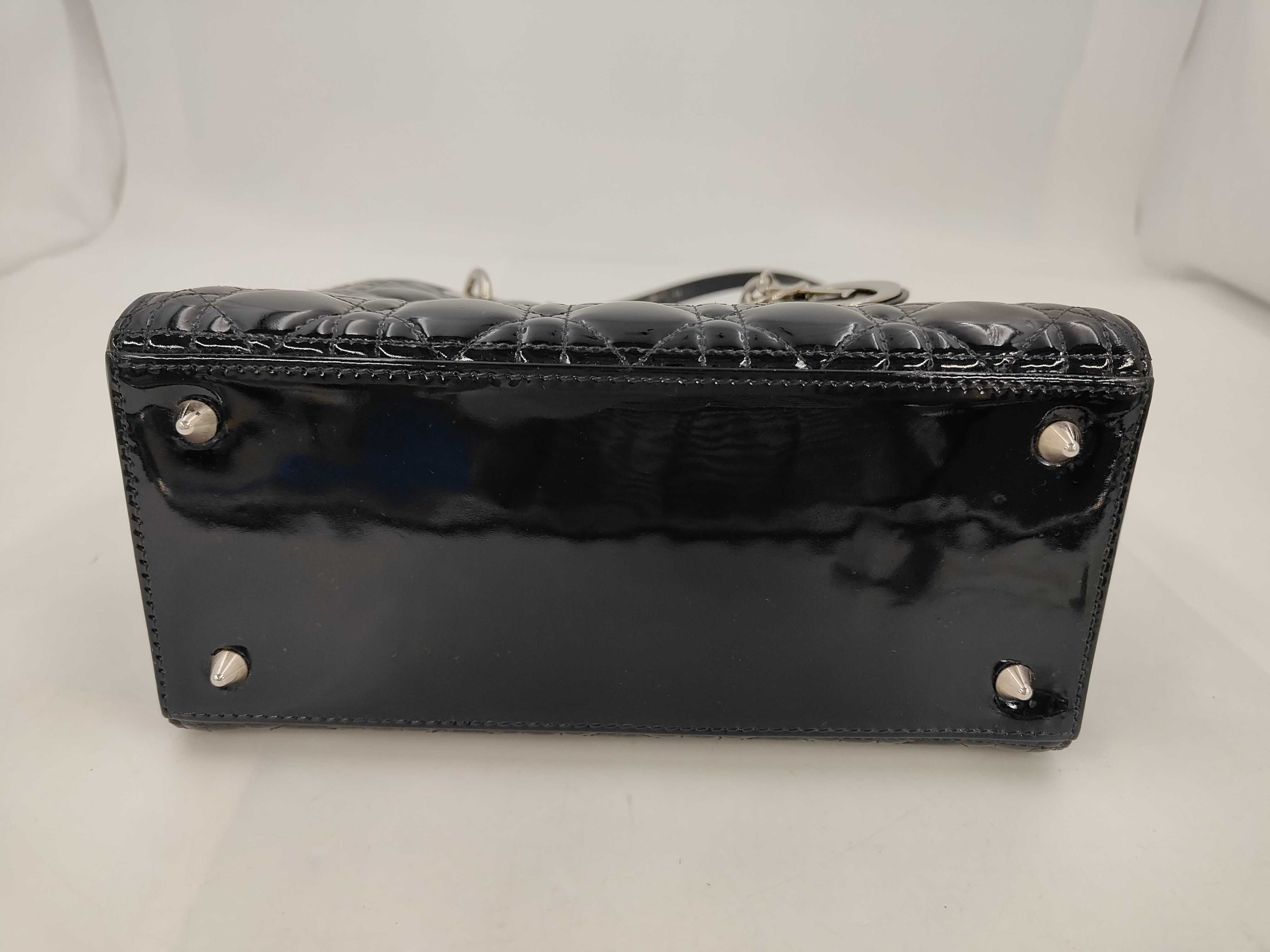 Lady Dior Cannage Enamel 2-Way Shoulder/Handbag — view 3