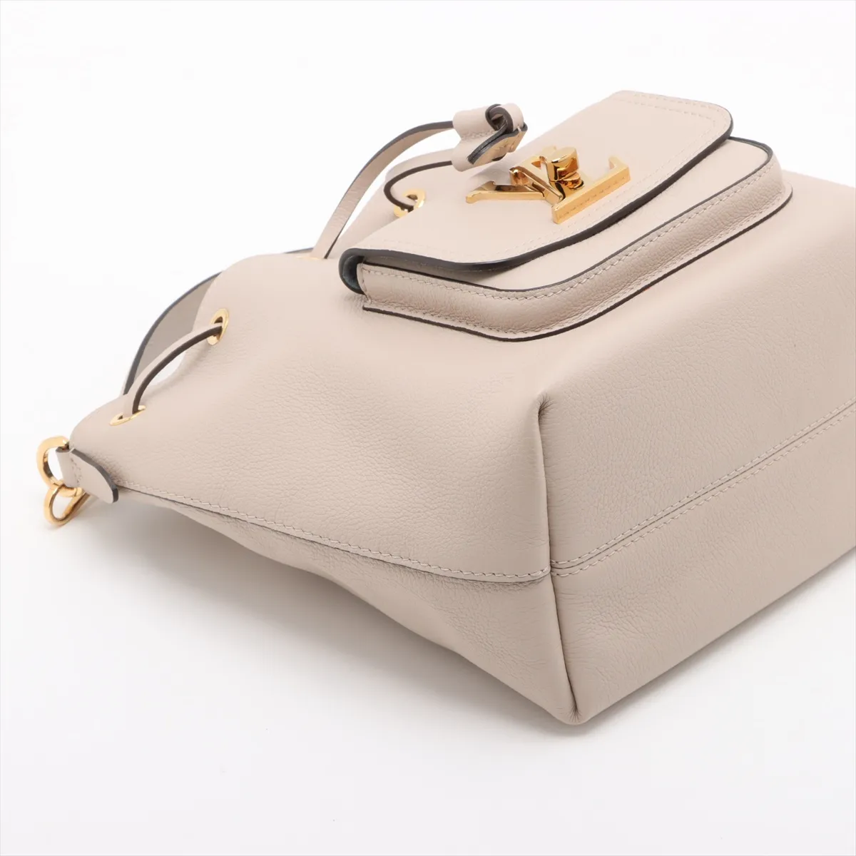 Taurillon Lock Me Bucket NV M57688 Beige RFID reaction available — view 4