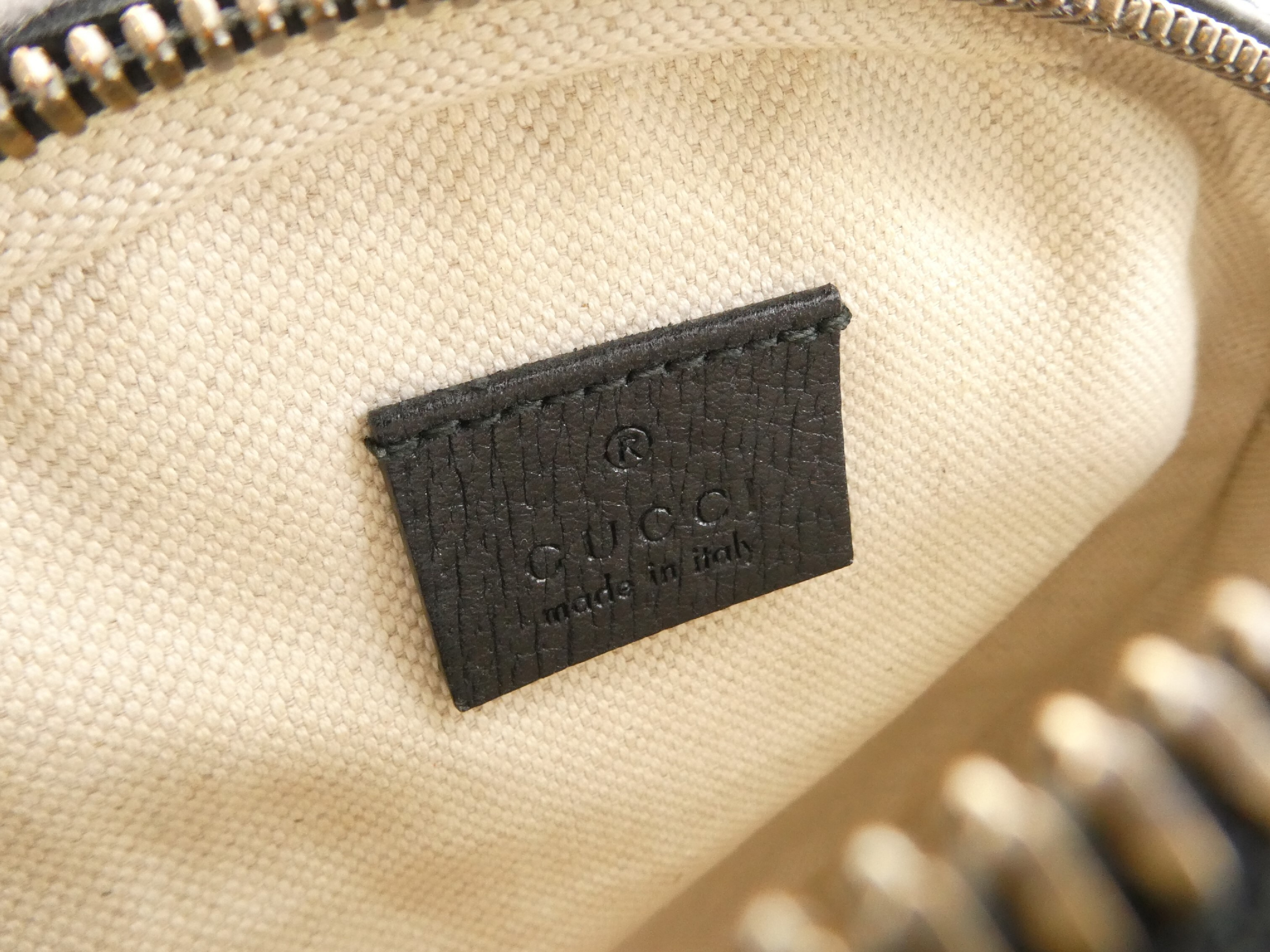 Ophidia Velour Leather Shoulder Bag — view 8