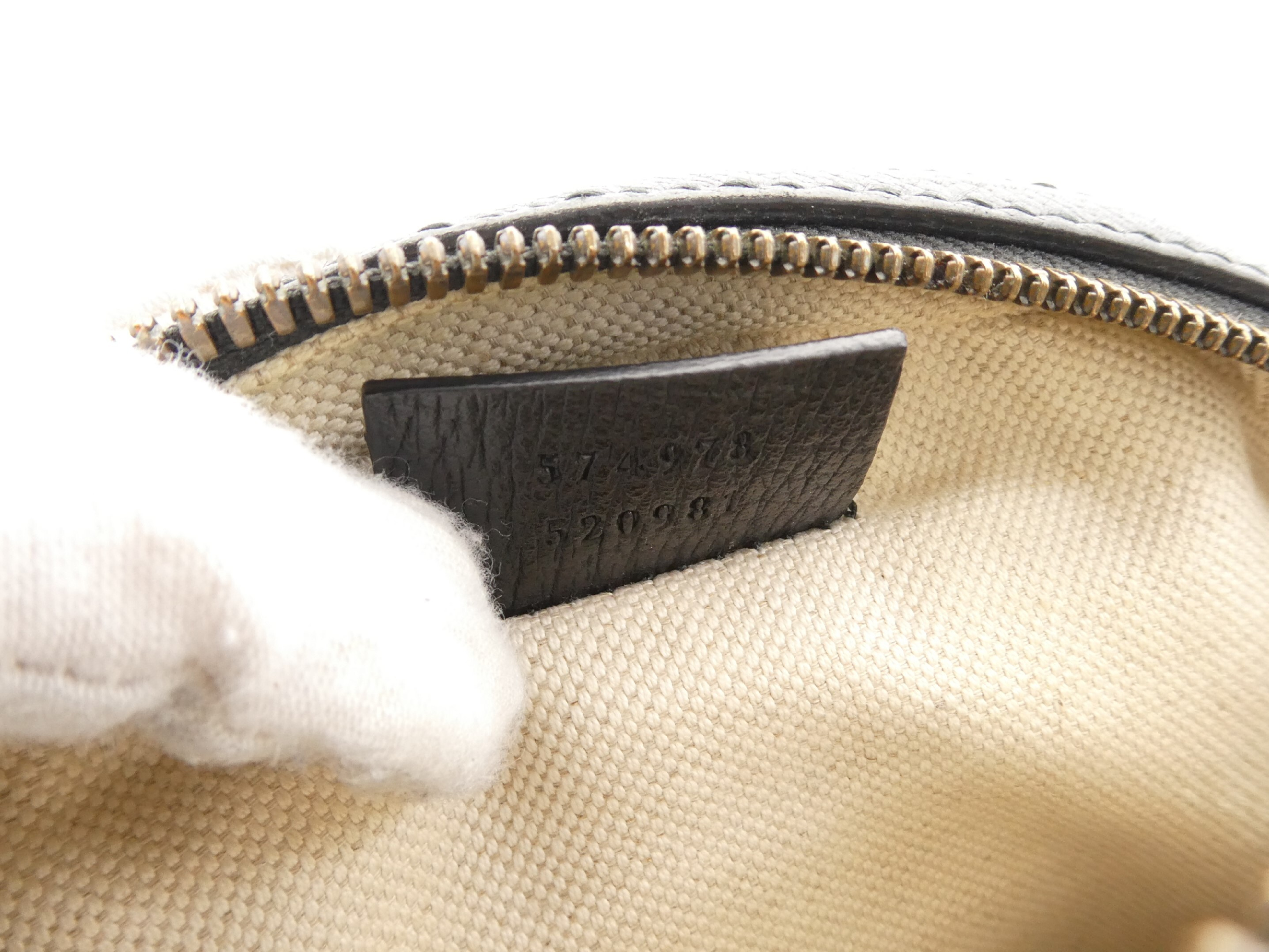 Ophidia Velour Leather Shoulder Bag — view 9