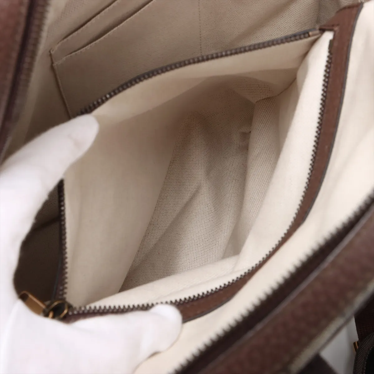 GG Supreme Offdia PVC x Leather Backpack/Rucksack Brown 547967 — view 8