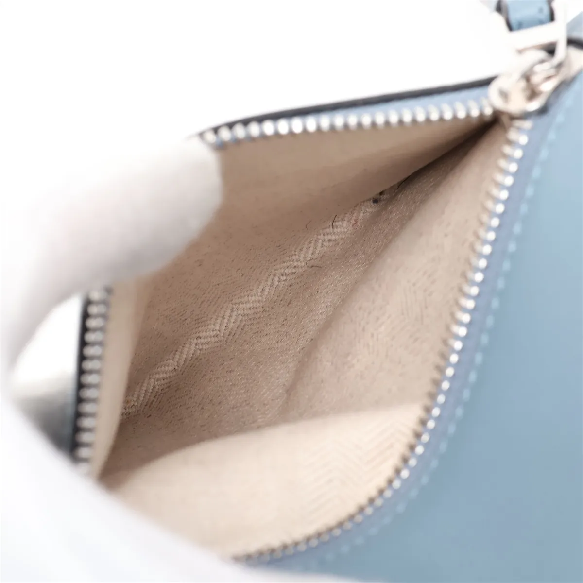 Puzzle Bag Small Leather 2-Way Shoulder Bag Blue — view 11