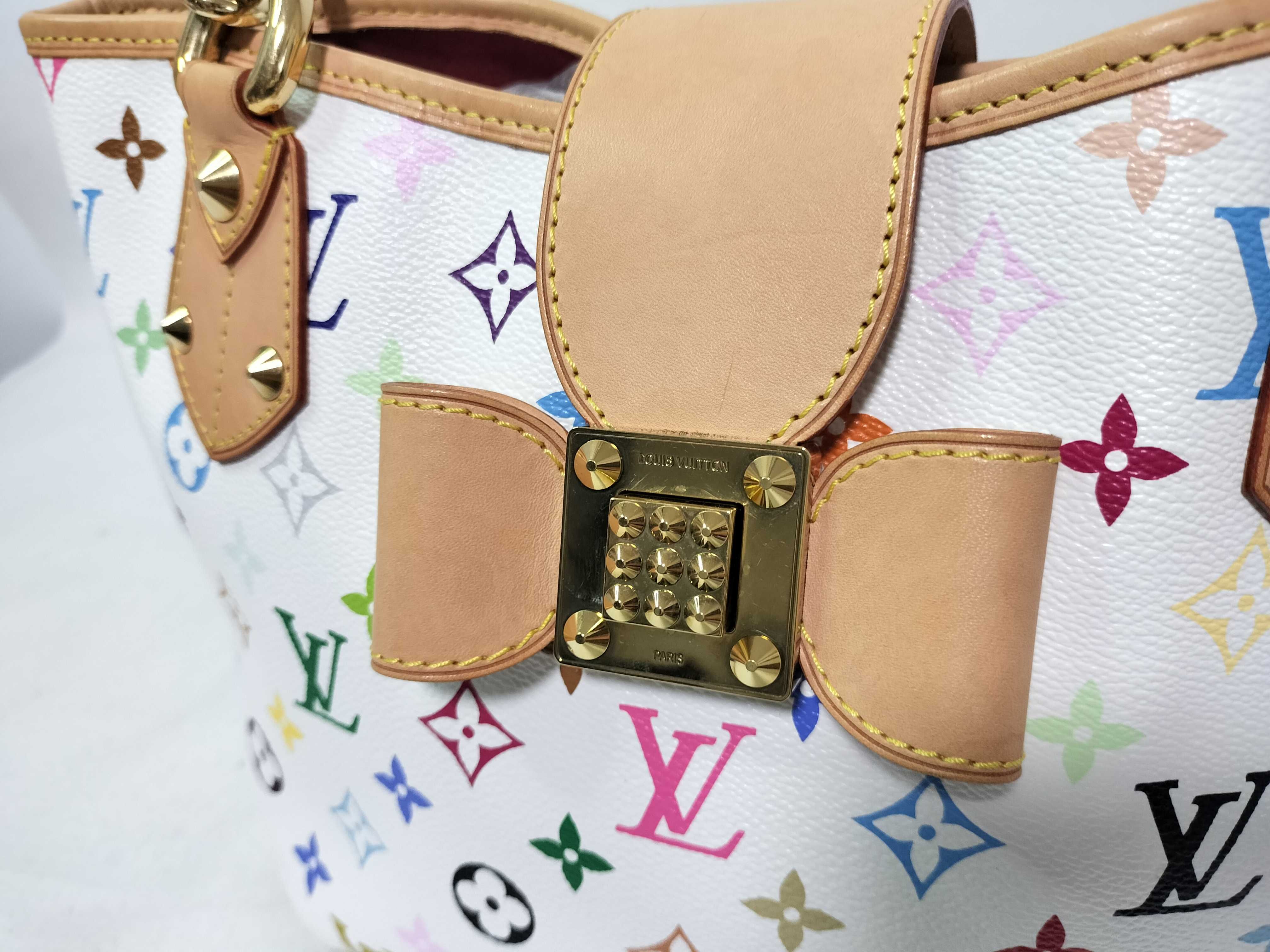 Monogram Multicolor Louis Vuitton Multicolor Annie MM M40307 SR2140 Handbag — view 11