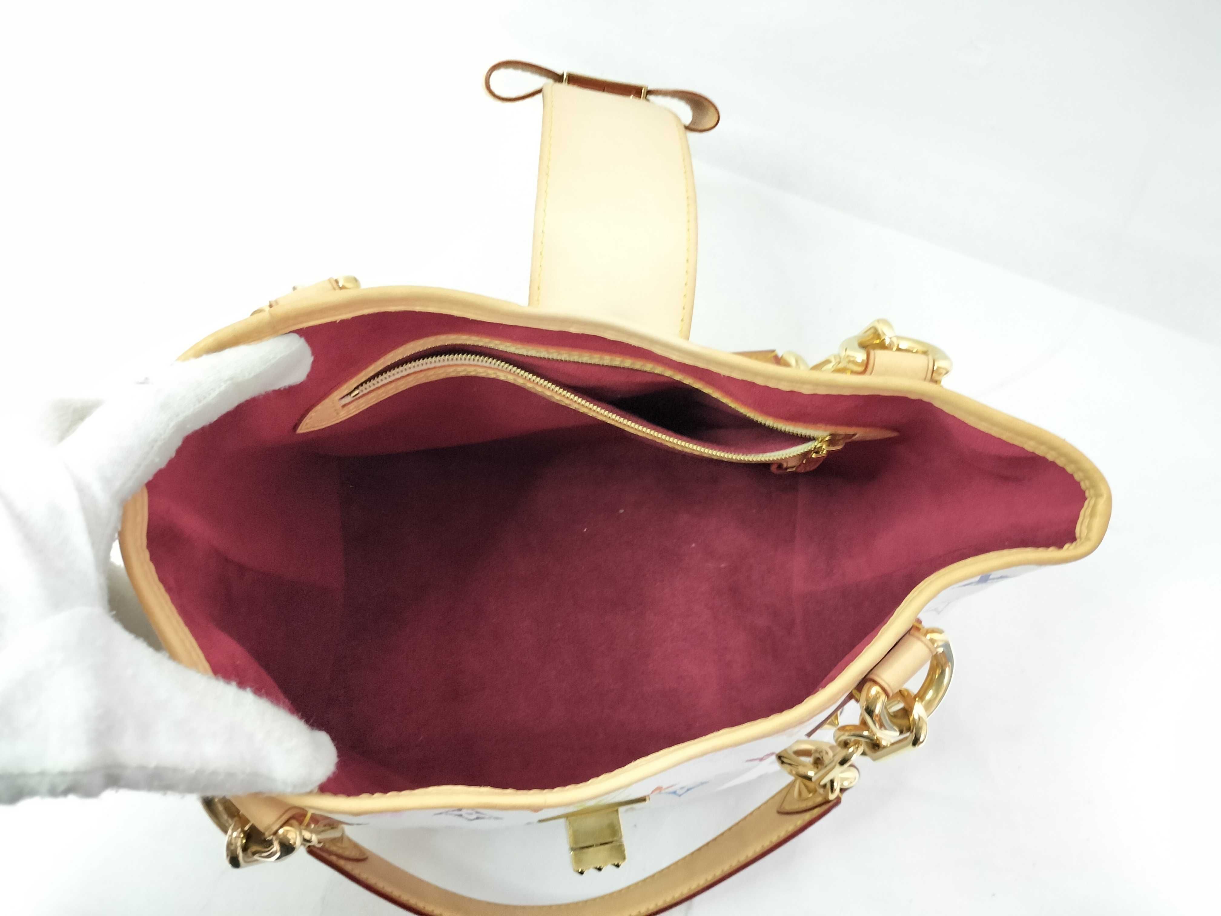 Monogram Multicolor Louis Vuitton Multicolor Annie MM M40307 SR2140 Handbag — view 12