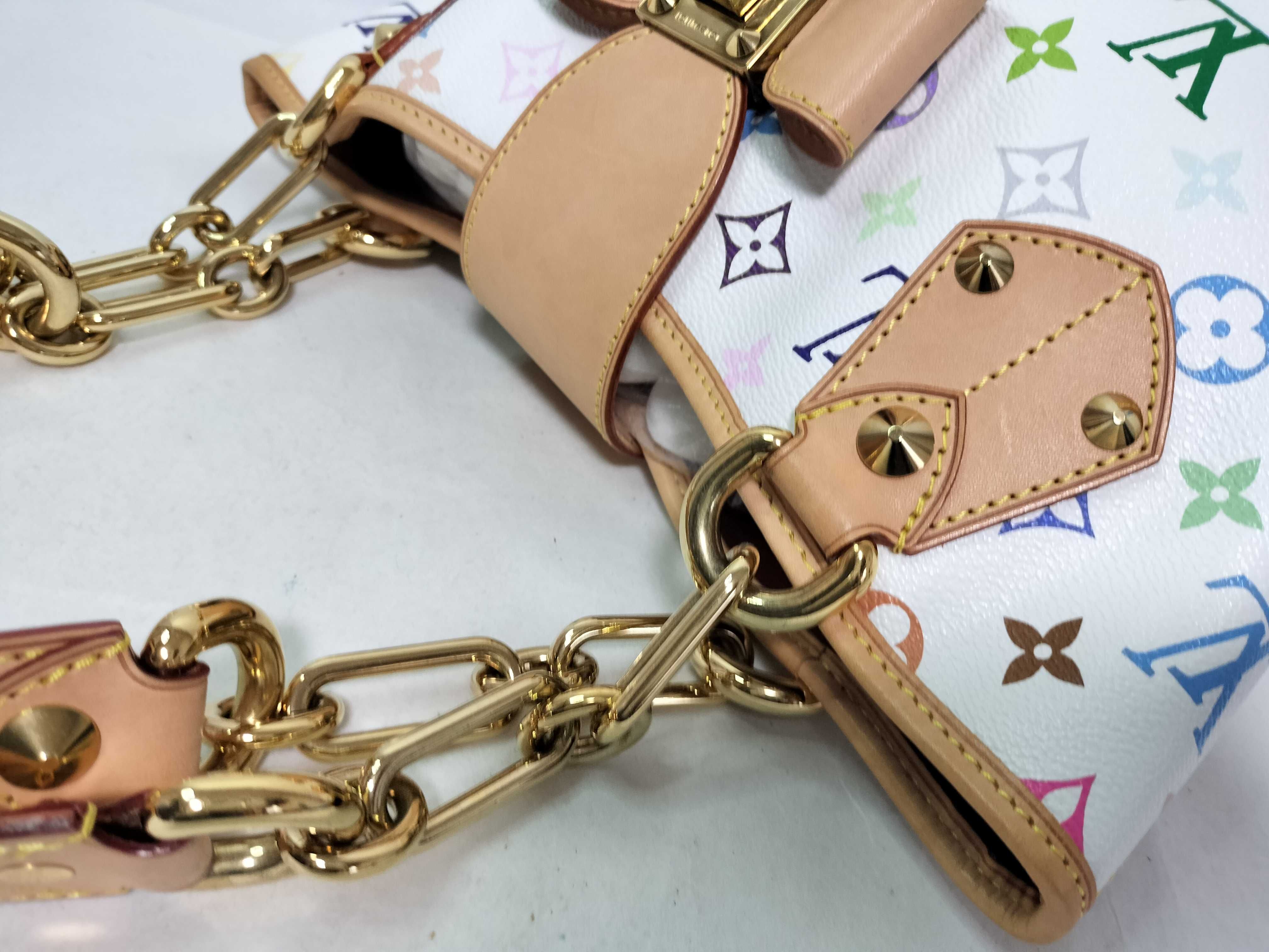 Monogram Multicolor Louis Vuitton Multicolor Annie MM M40307 SR2140 Handbag — view 8