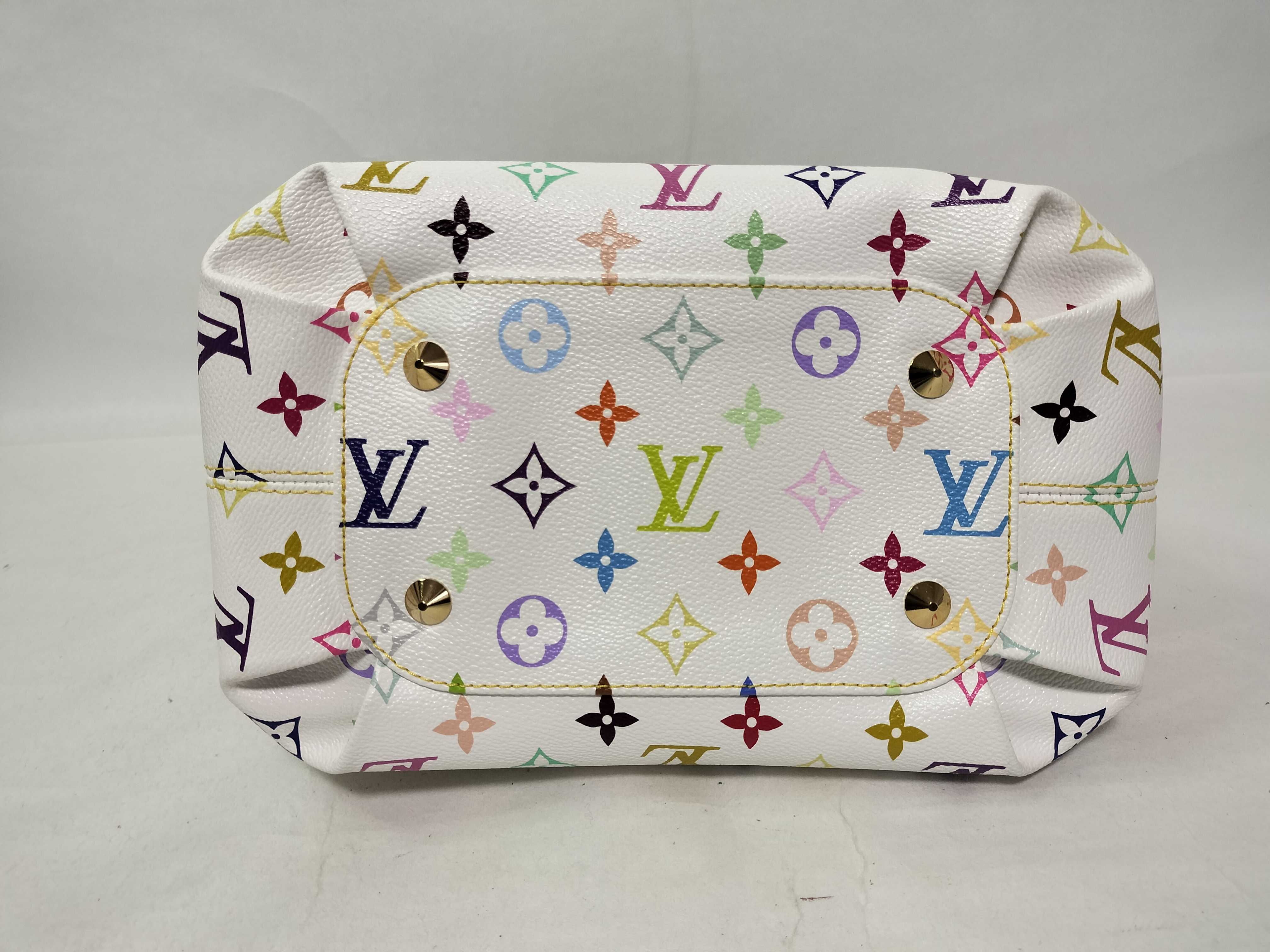 Monogram Multicolor Louis Vuitton Multicolor Annie MM M40307 SR2140 Handbag — view 9