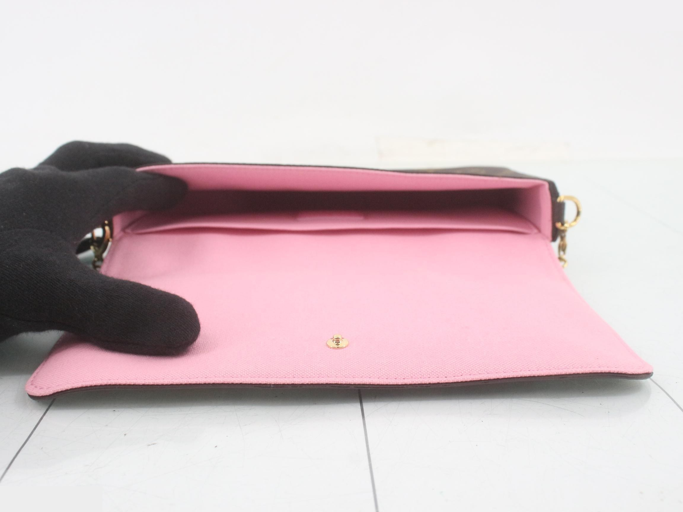 Monogram Pochette Felicie Vivienne Shoulder Bag with Case — view 4
