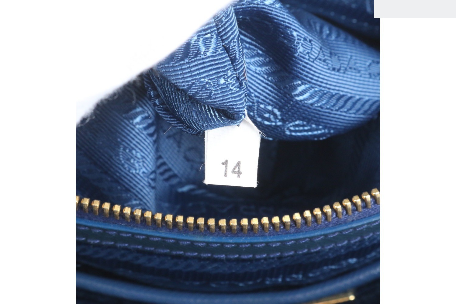 Saffiano Leather Triangle Logo 2-Way Shoulder Bag — view 9