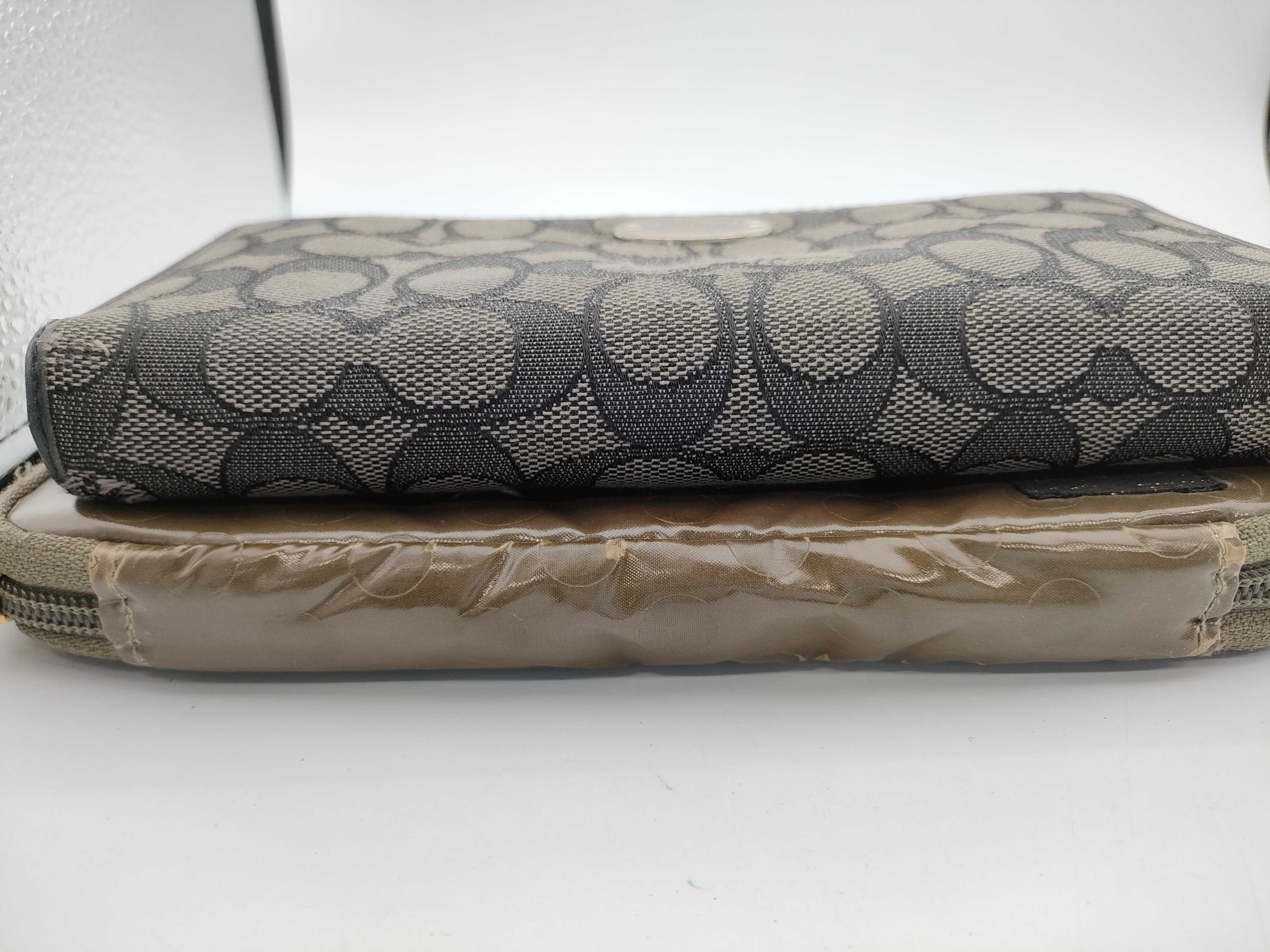 Coach and other brands wallet set, canvas/leather wallets — view 3