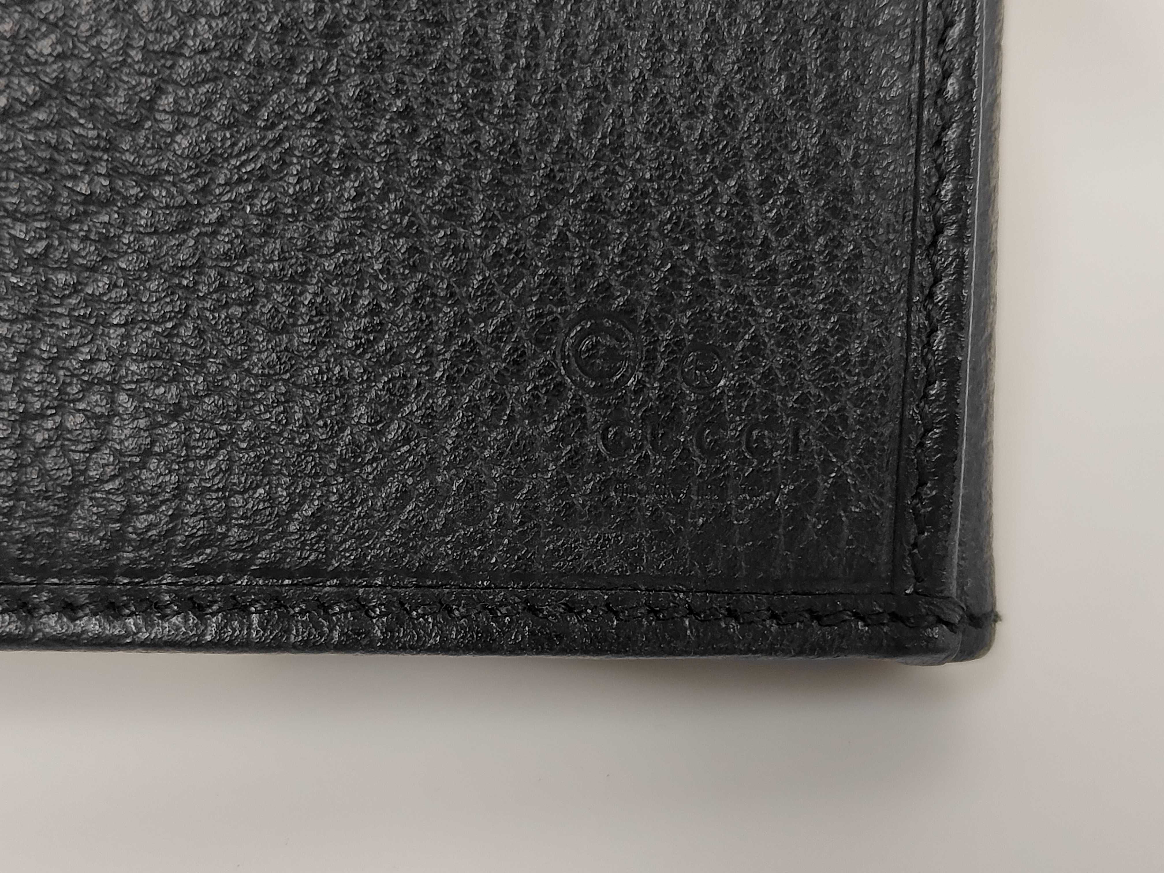 231837・2149 Leather Long Wallet, Black — view 7