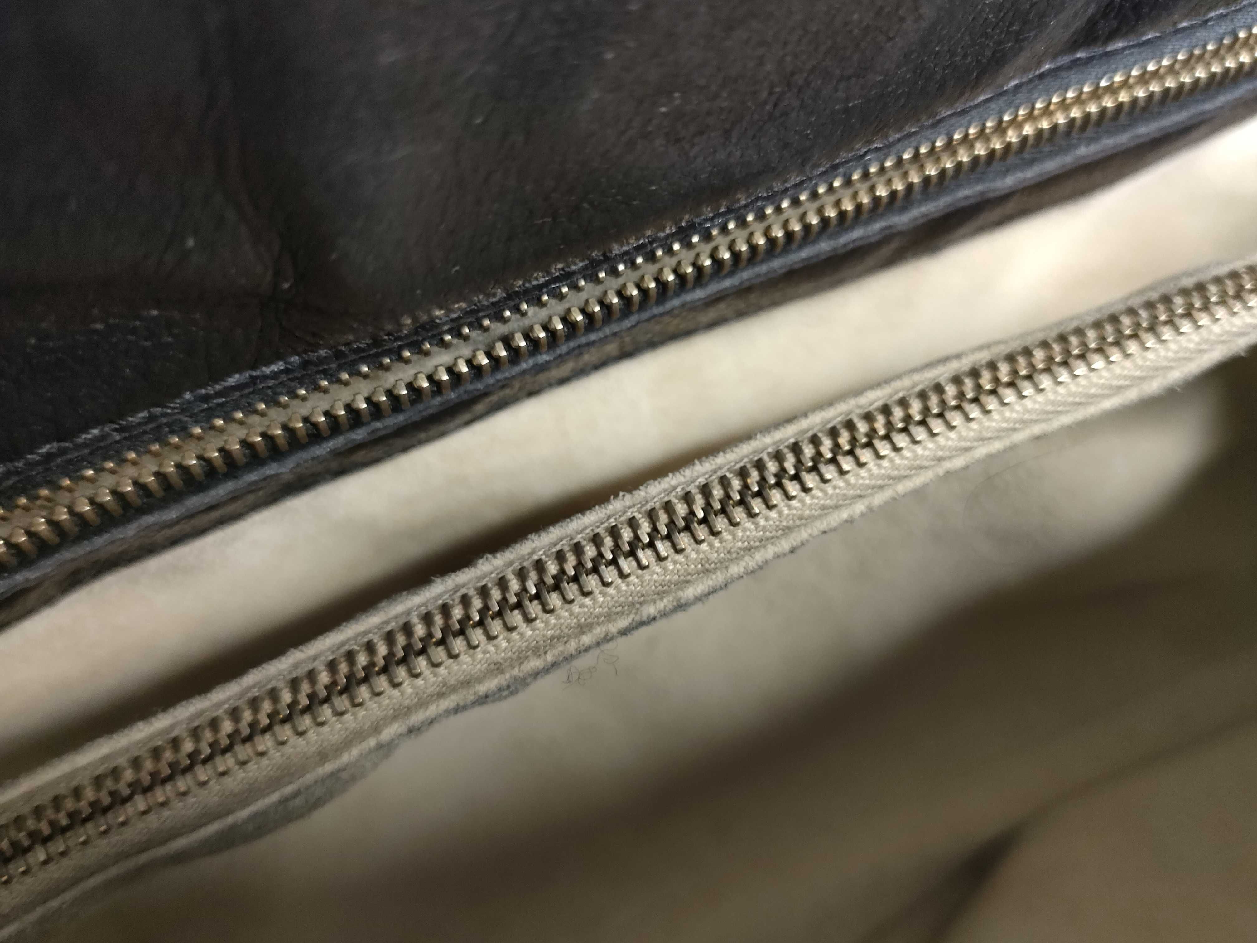 Intrecciato Leather Shoulder Bag, Black, 115655 (Shoulder Bag) — view 8