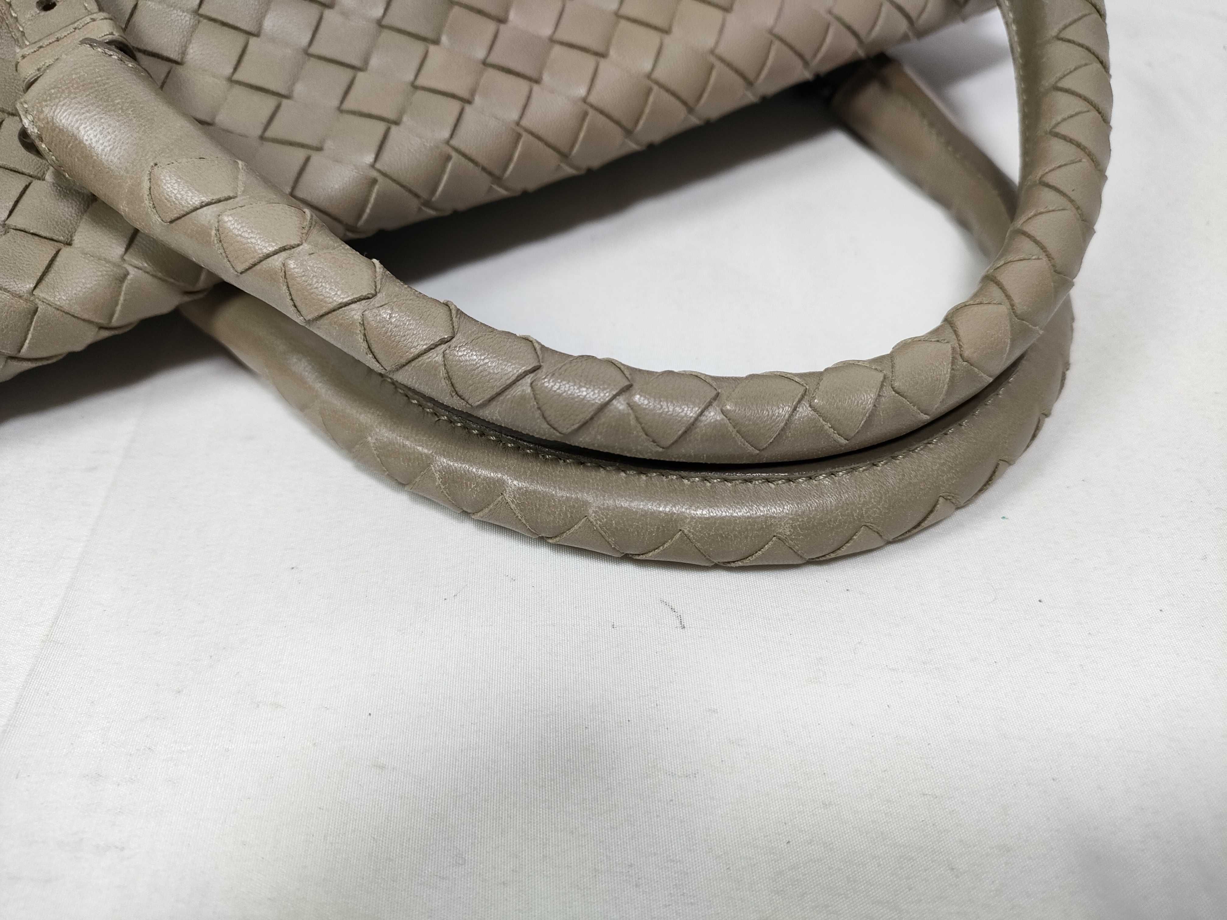 handbag, Intrecciato, beige — view 6