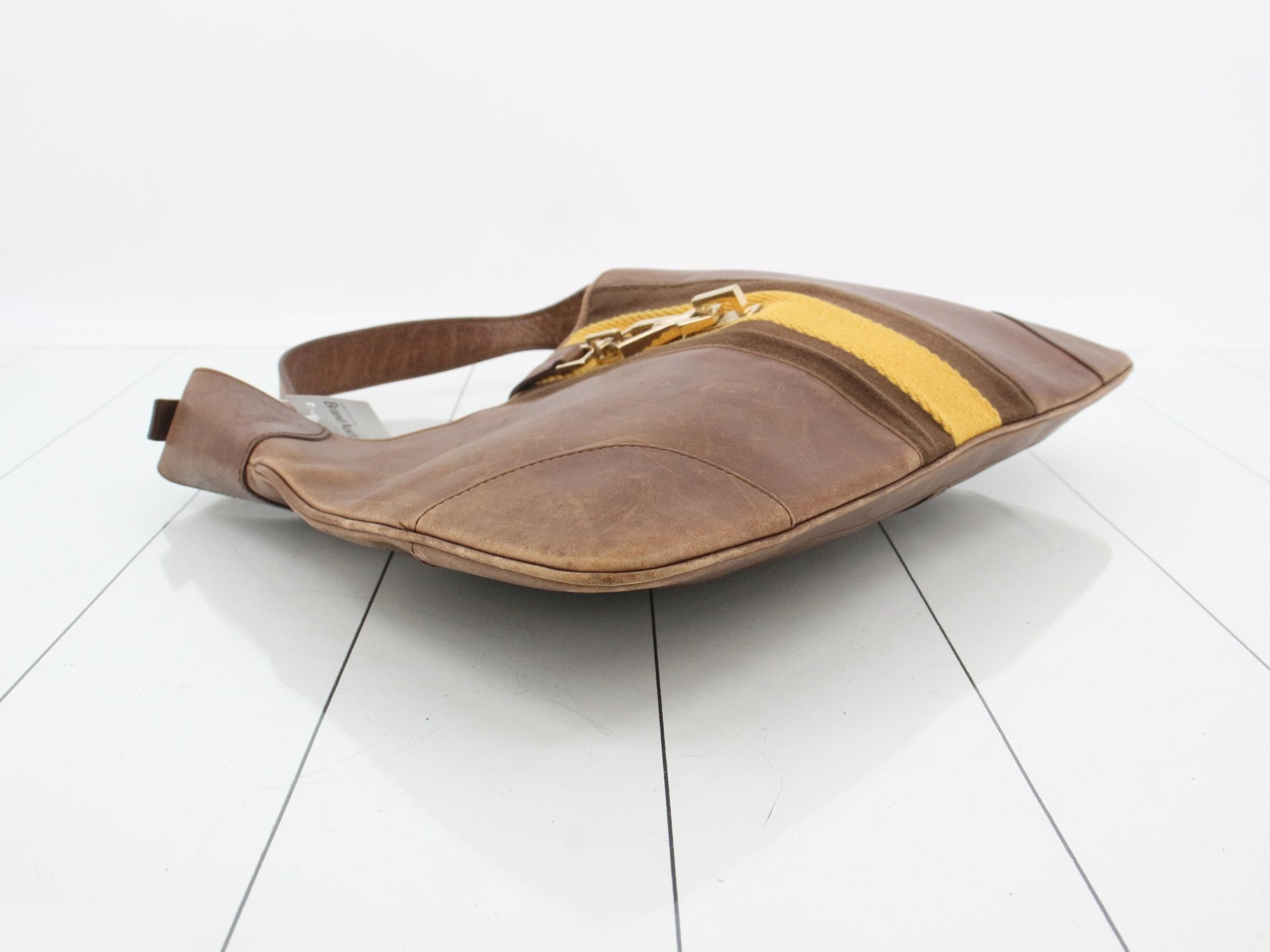 Jackie (bag) - Handbag, Sherry, Yellow, Brown — view 5
