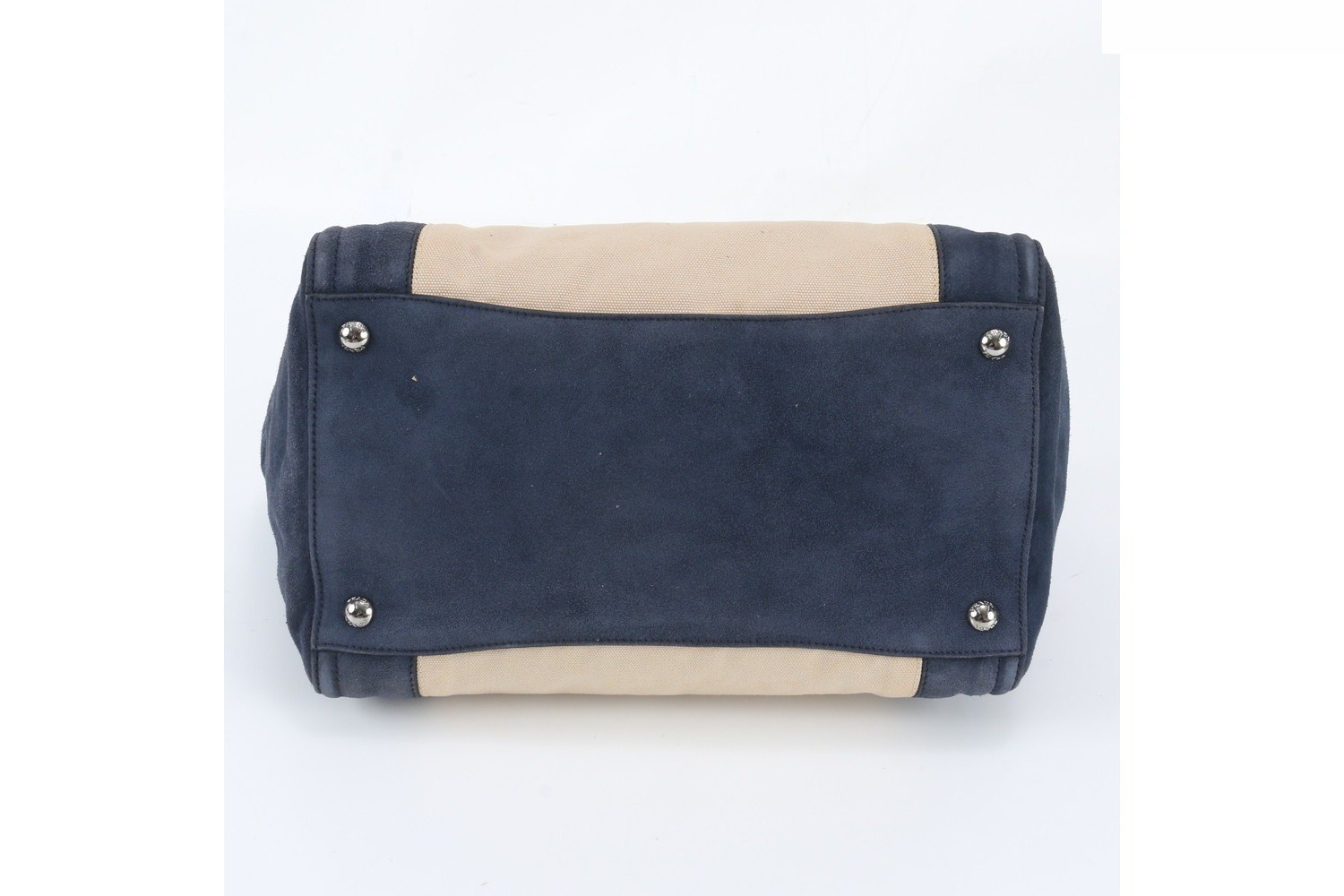 Triangle Logo Leather 2-Way Tote Bag — view 5