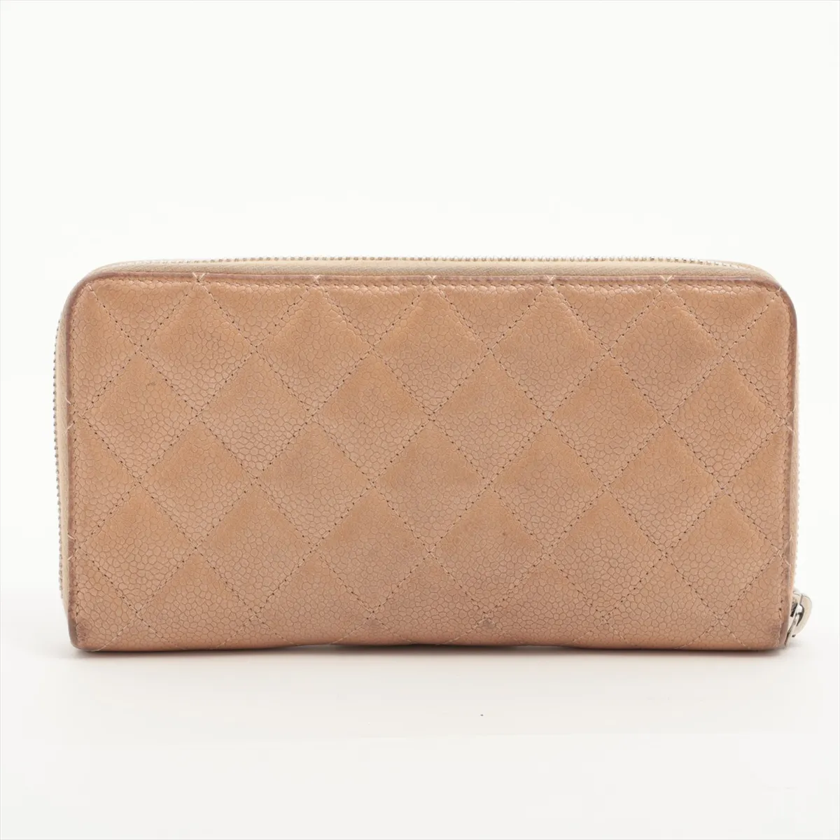 Matelasse caviar skin long wallet bronze gold hardware 20532351 — view 2