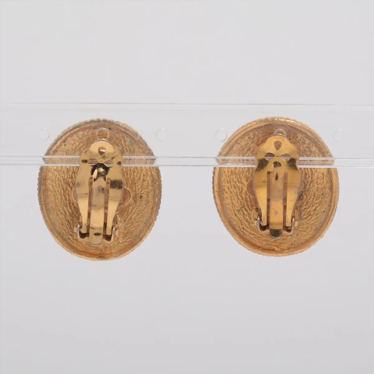 Angel Earrings (Pair), GP Gold. Shows signs of wear including — view 2