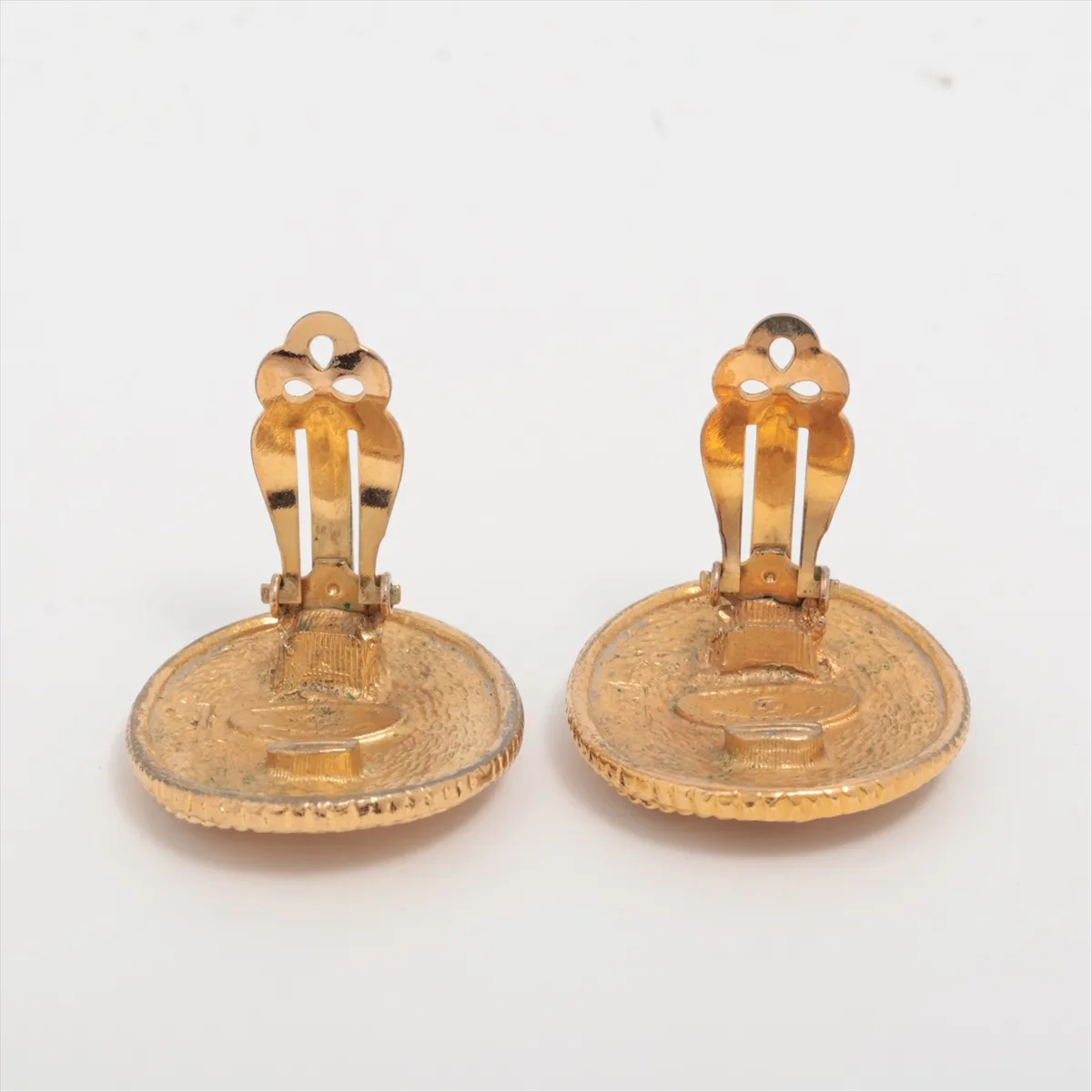 Angel Earrings (Pair), GP Gold. Shows signs of wear including — view 4