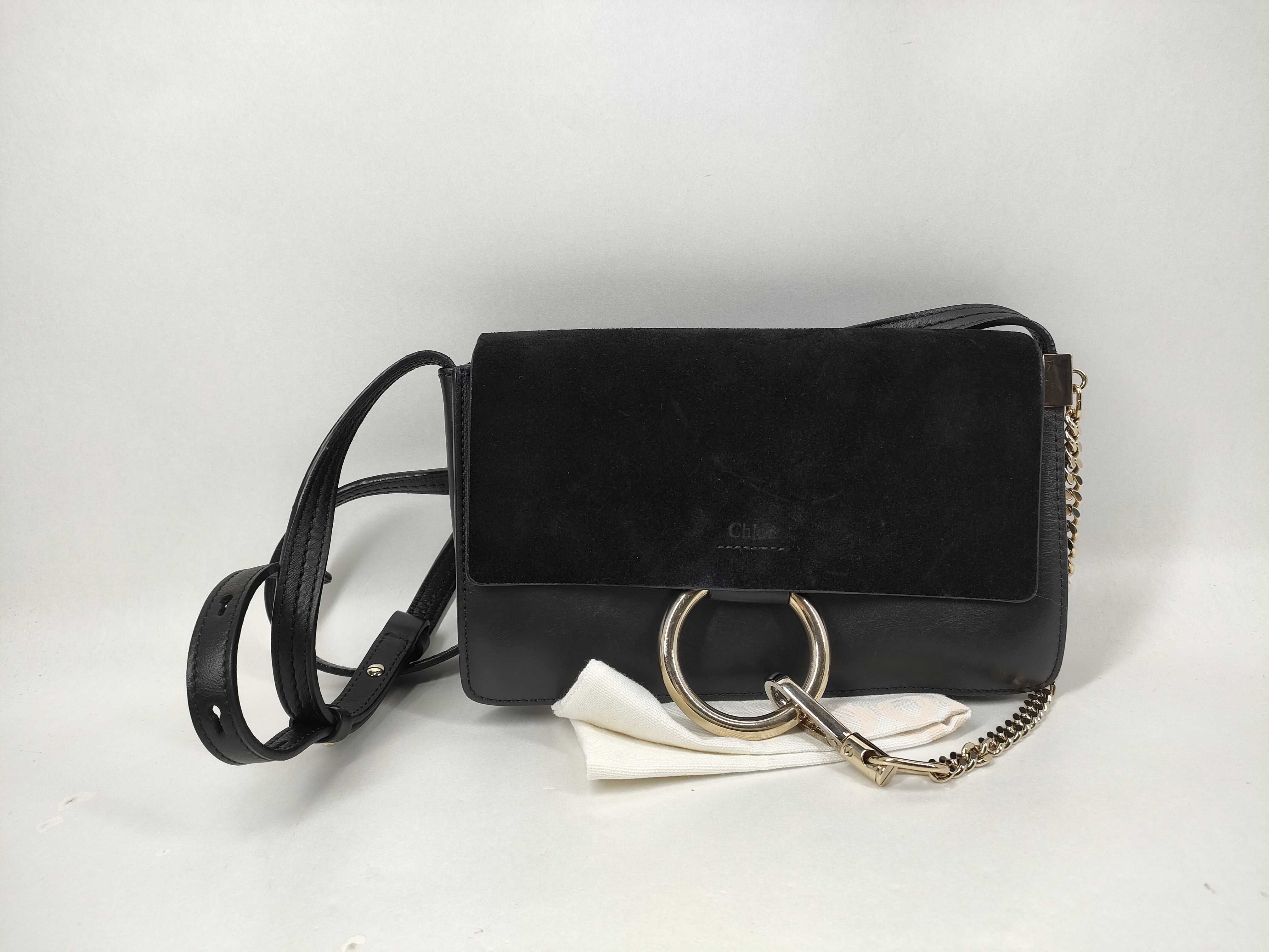 leather 2-way handbag
