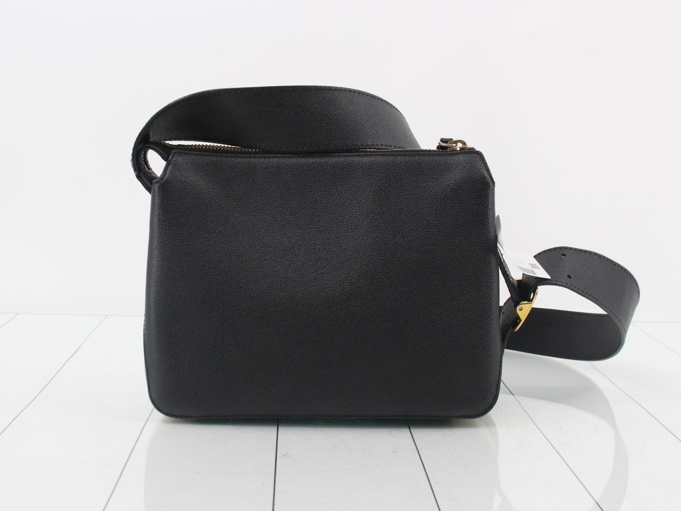 Helmsley Small Crossbody Bag, Leather, Mega Check — view 2
