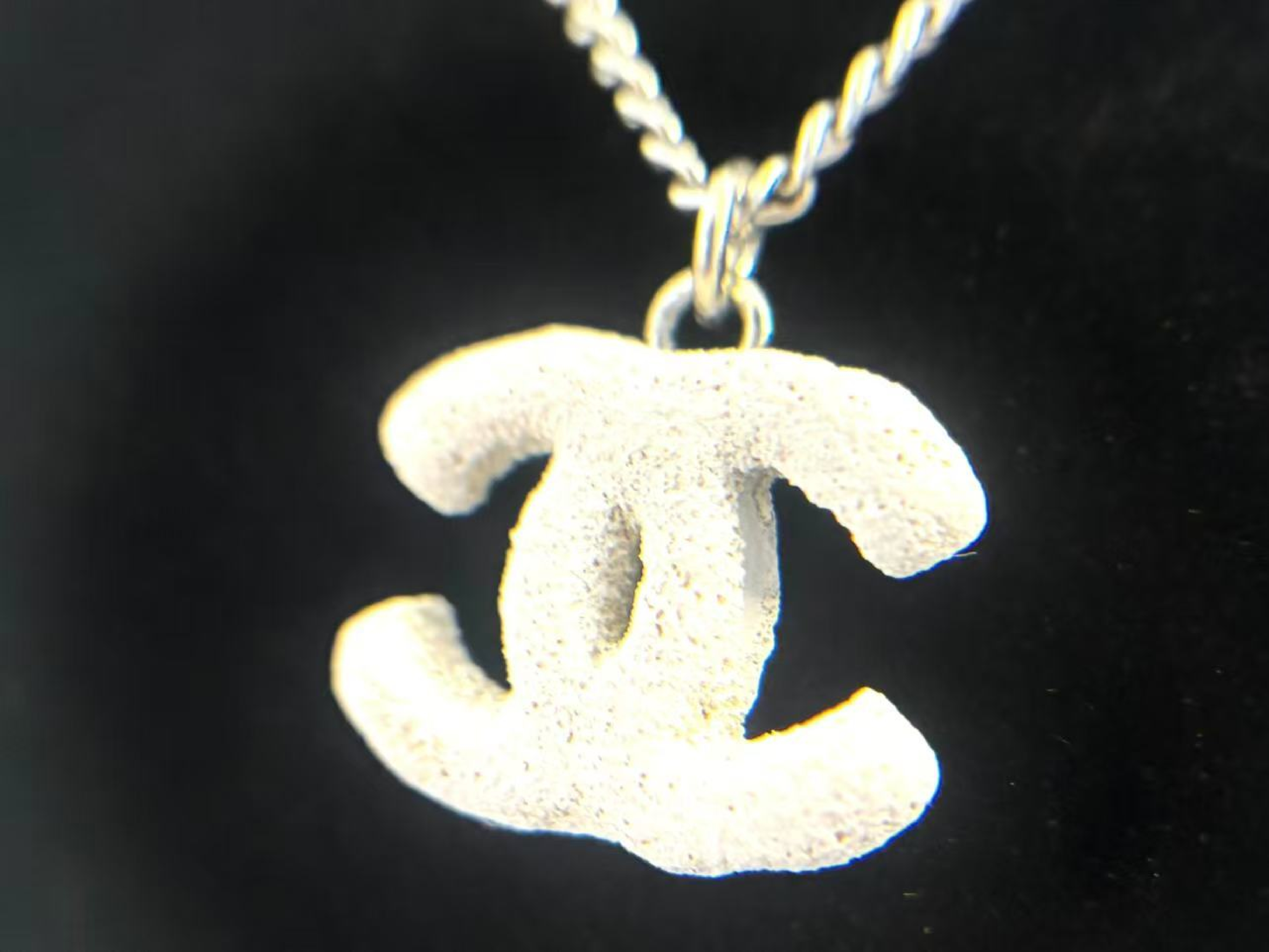 Coco Coral-Style Silver Necklace, 8.3g, Chain approx. 42cm. — view 7