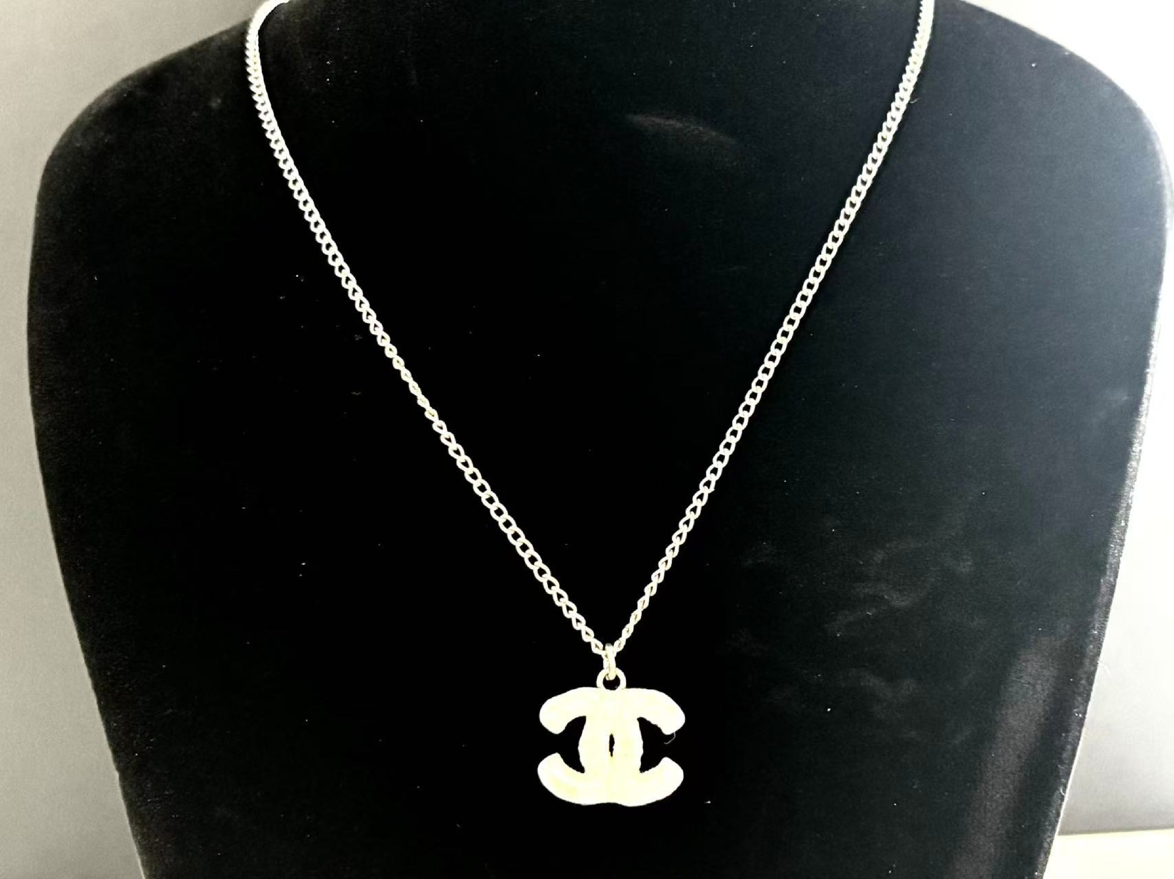 Coco Coral-Style Silver Necklace, 8.3g, Chain approx. 42cm. — view 8