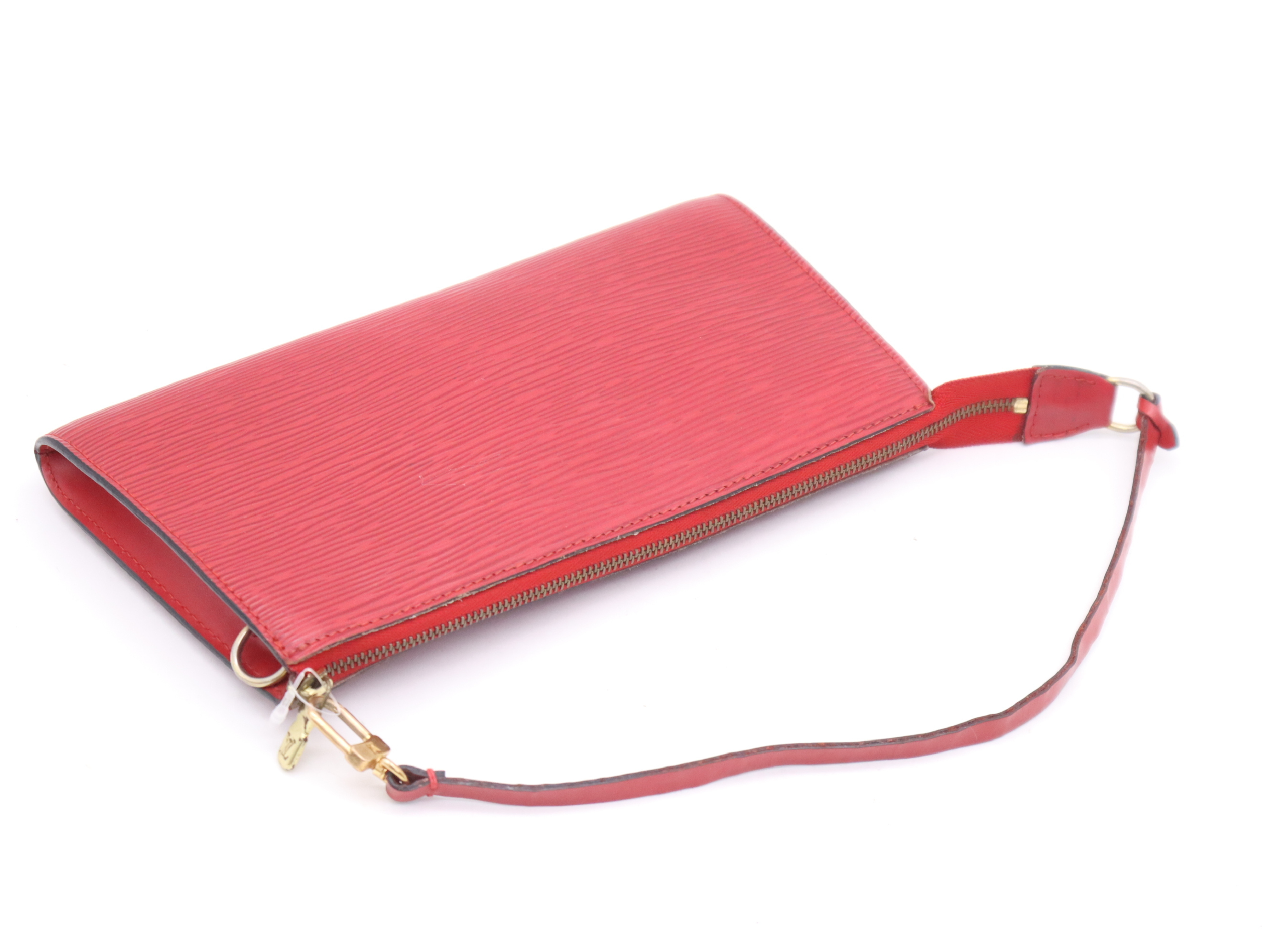 M52947 Epi Pochette Accessoires Castilian Red Pouch — view 6