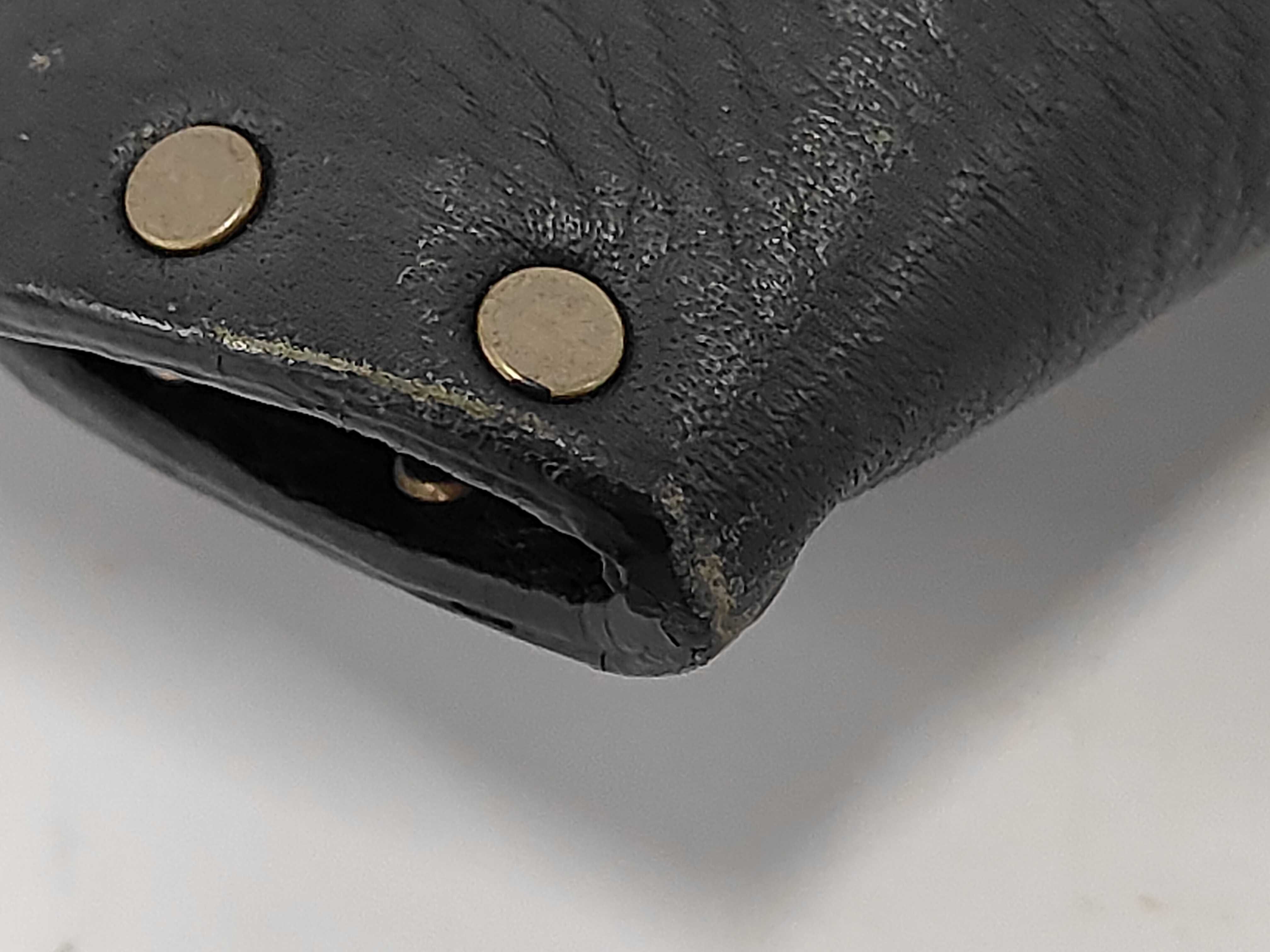 Studded Black Leather Crossbody Mini Shoulder Bag — view 4
