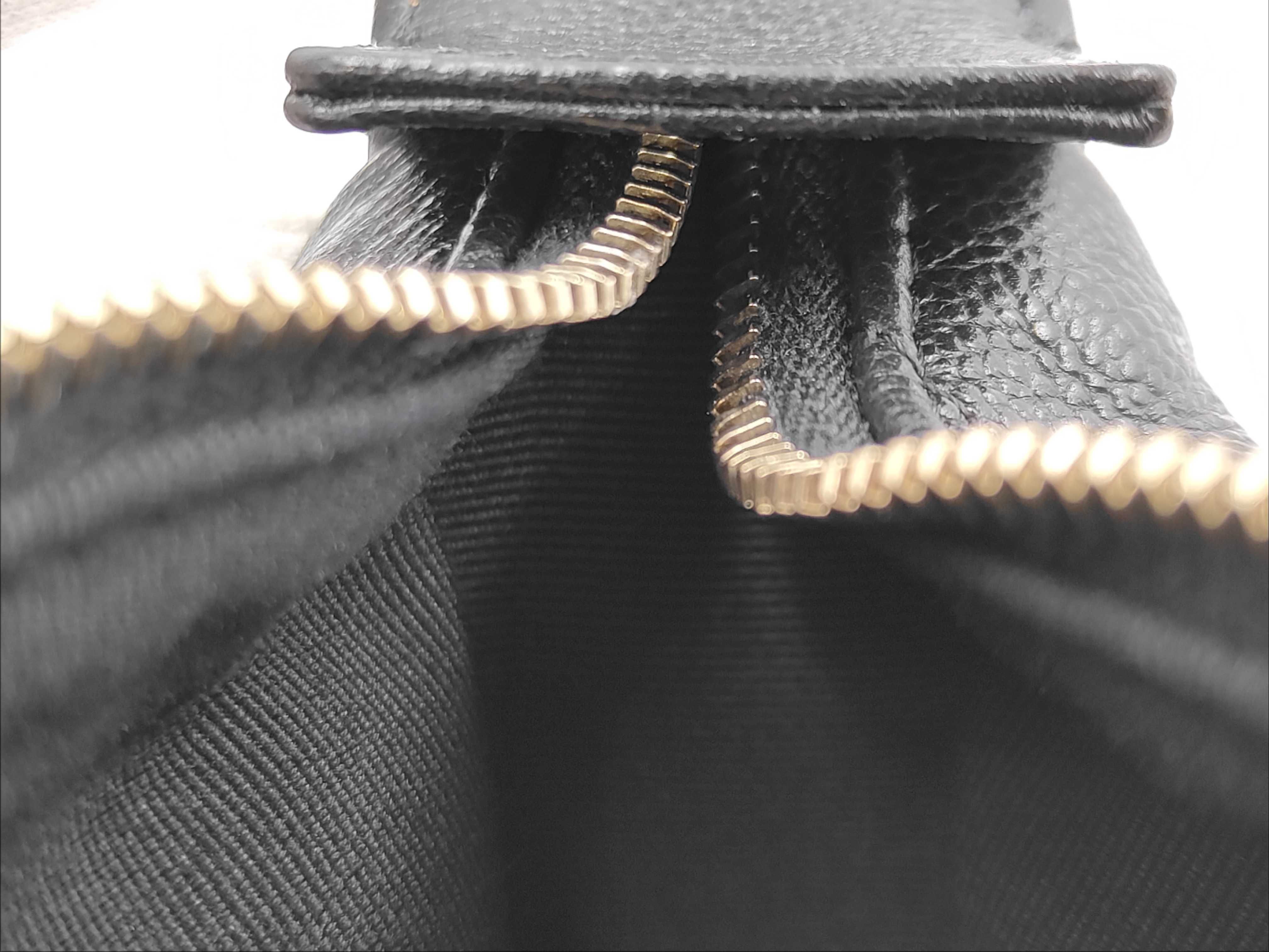 Matelassé handbag, caviar leather, black bag — view 9
