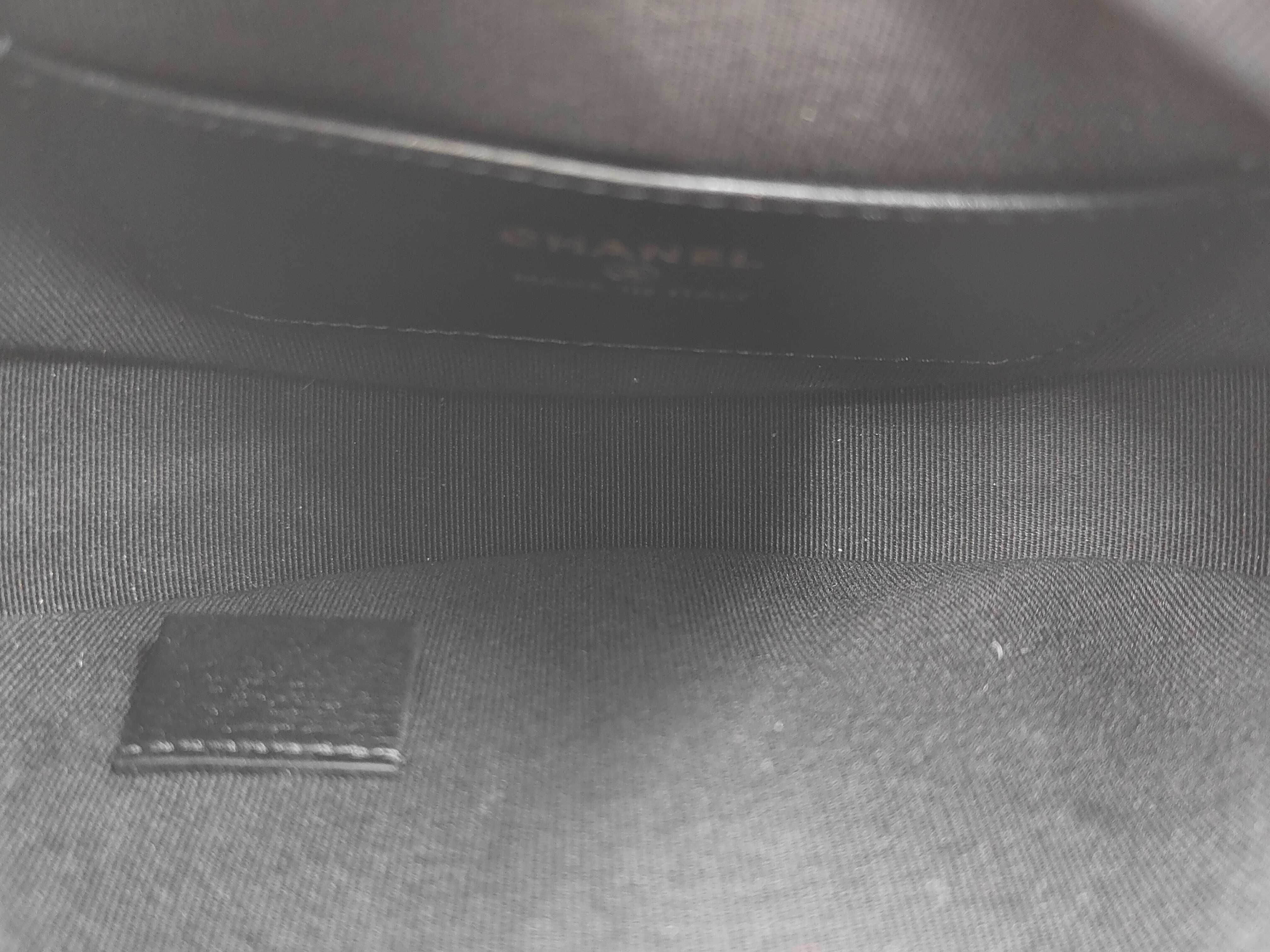 Matelassé handbag, caviar leather, black bag — view 10