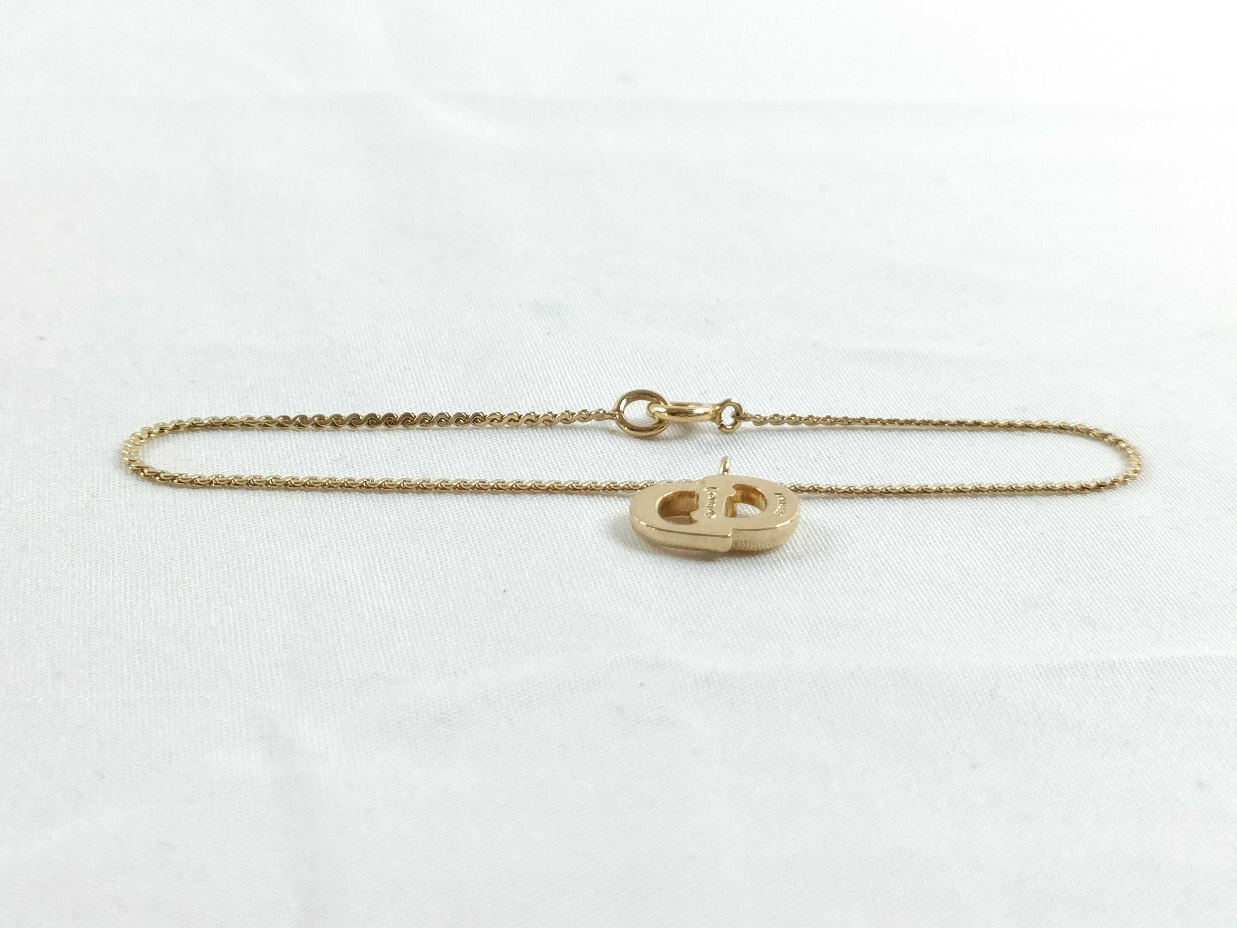 necklace, gold bracelet, bangle — view 4