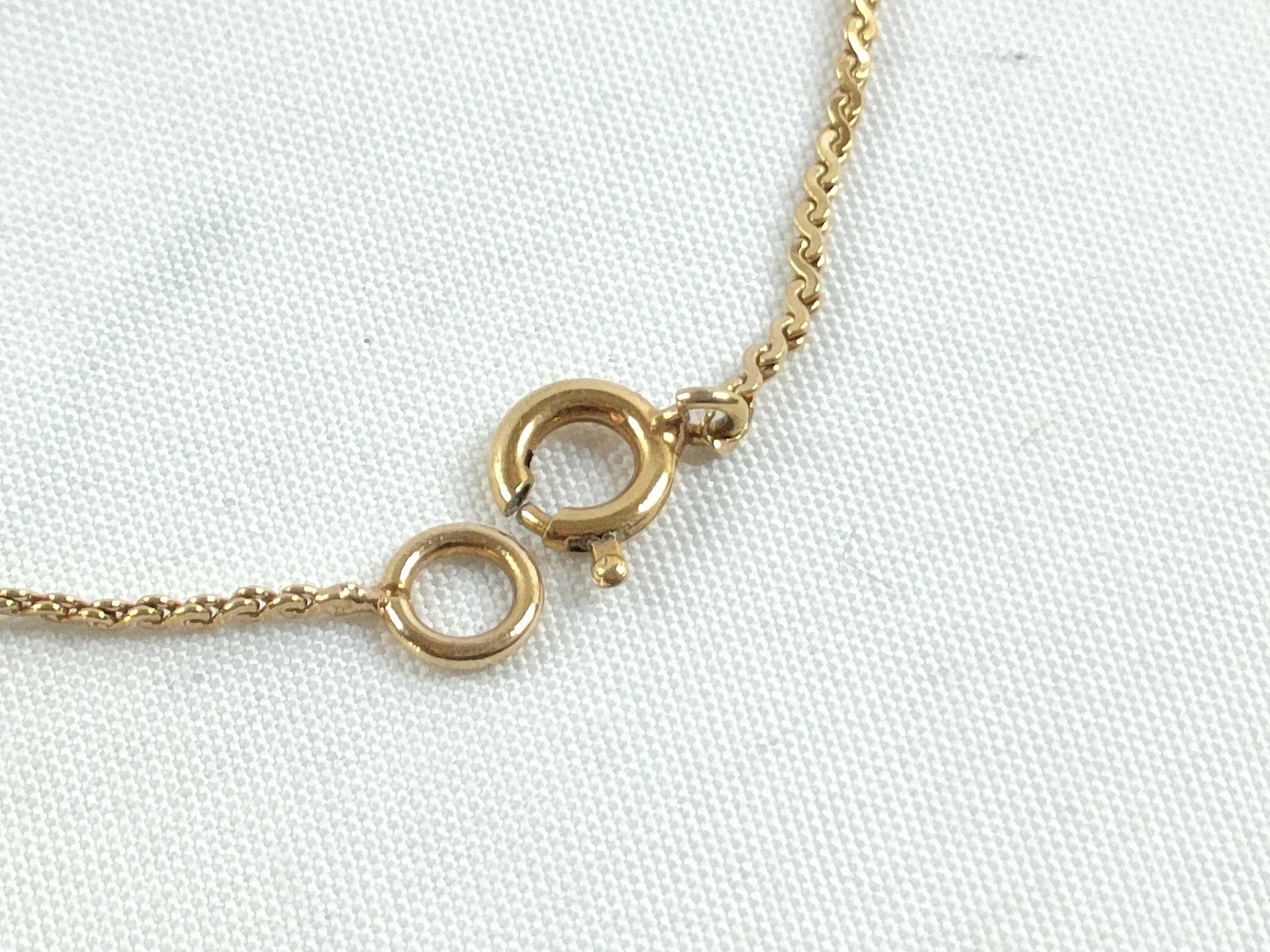 necklace, gold bracelet, bangle — view 7