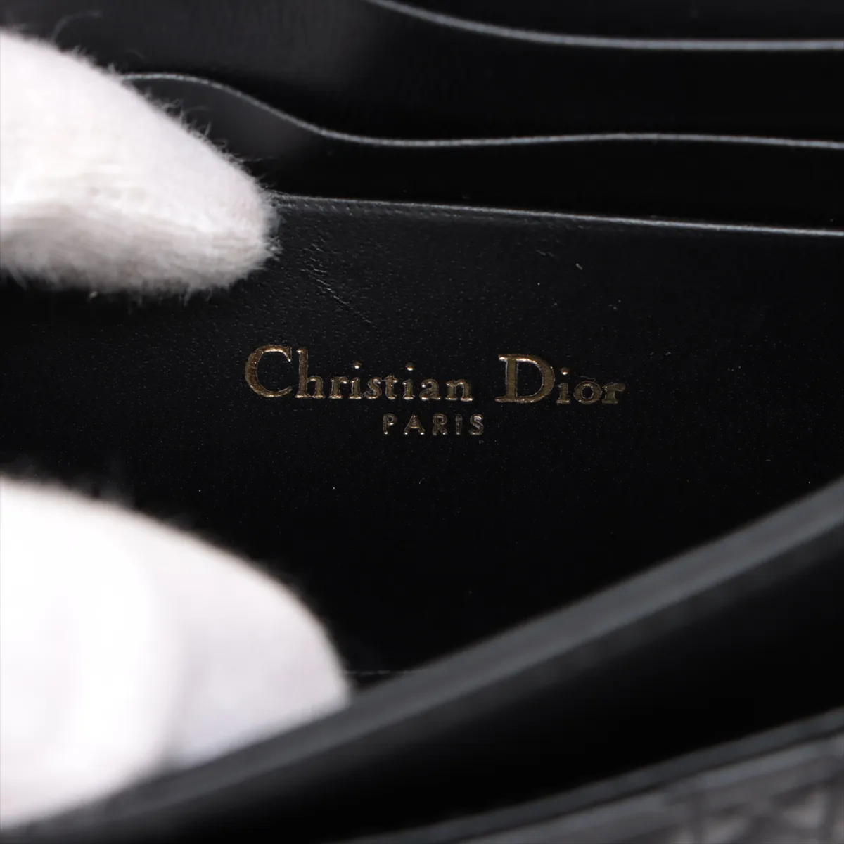 Cannage Miss Dior Leather 2WAY Shoulder Bag Black — view 11