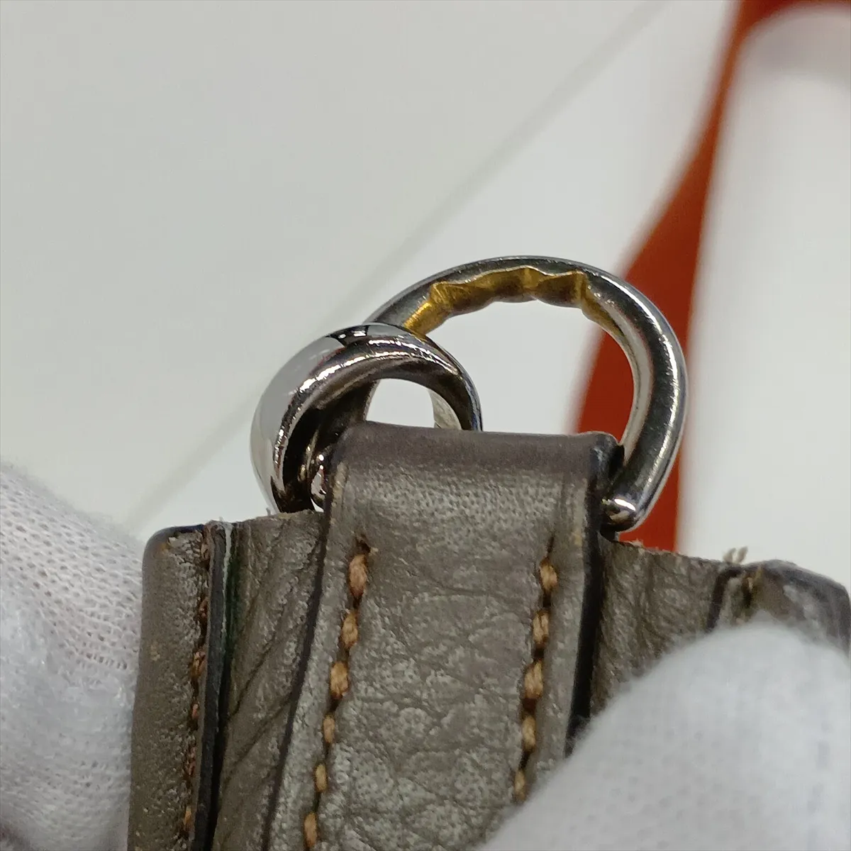 Evelyne 16 TPM Taurillon Clemence Etoupe Silver Hardware X: 2016 — view 11