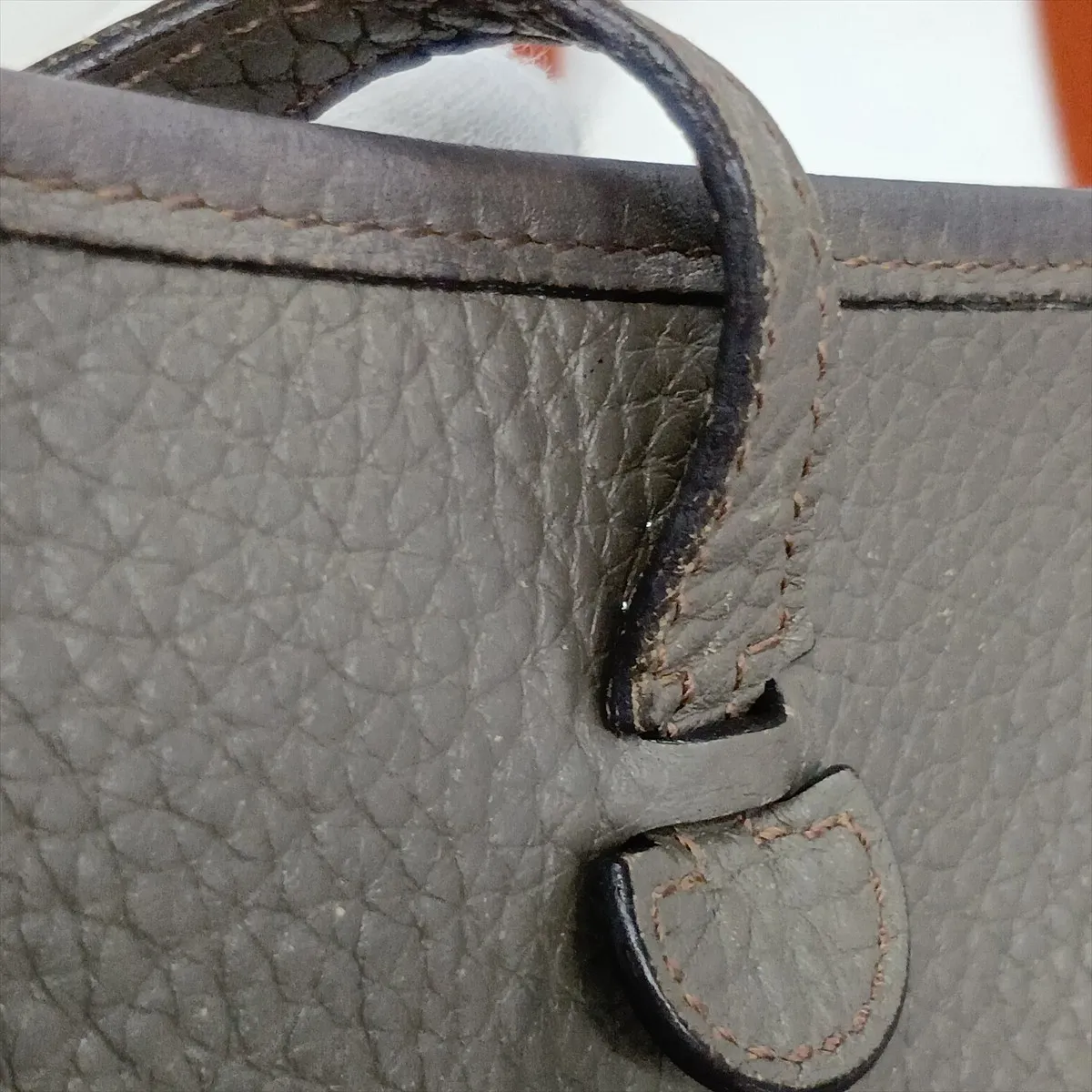 Evelyne 16 TPM Taurillon Clemence Etoupe Silver Hardware X: 2016 — view 10