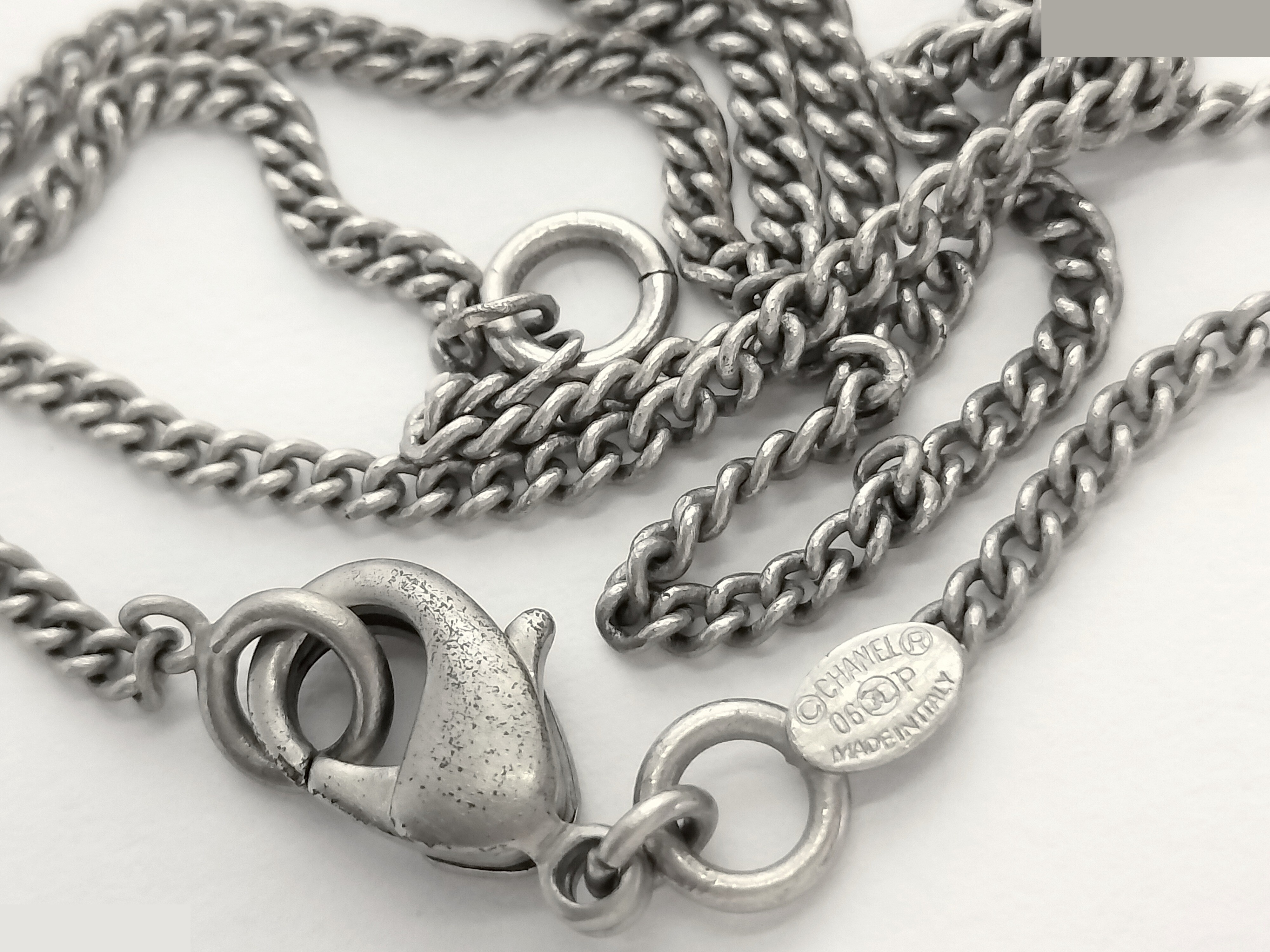 Coco Camellia Silver Necklace, Chain approx. 60cm — view 3