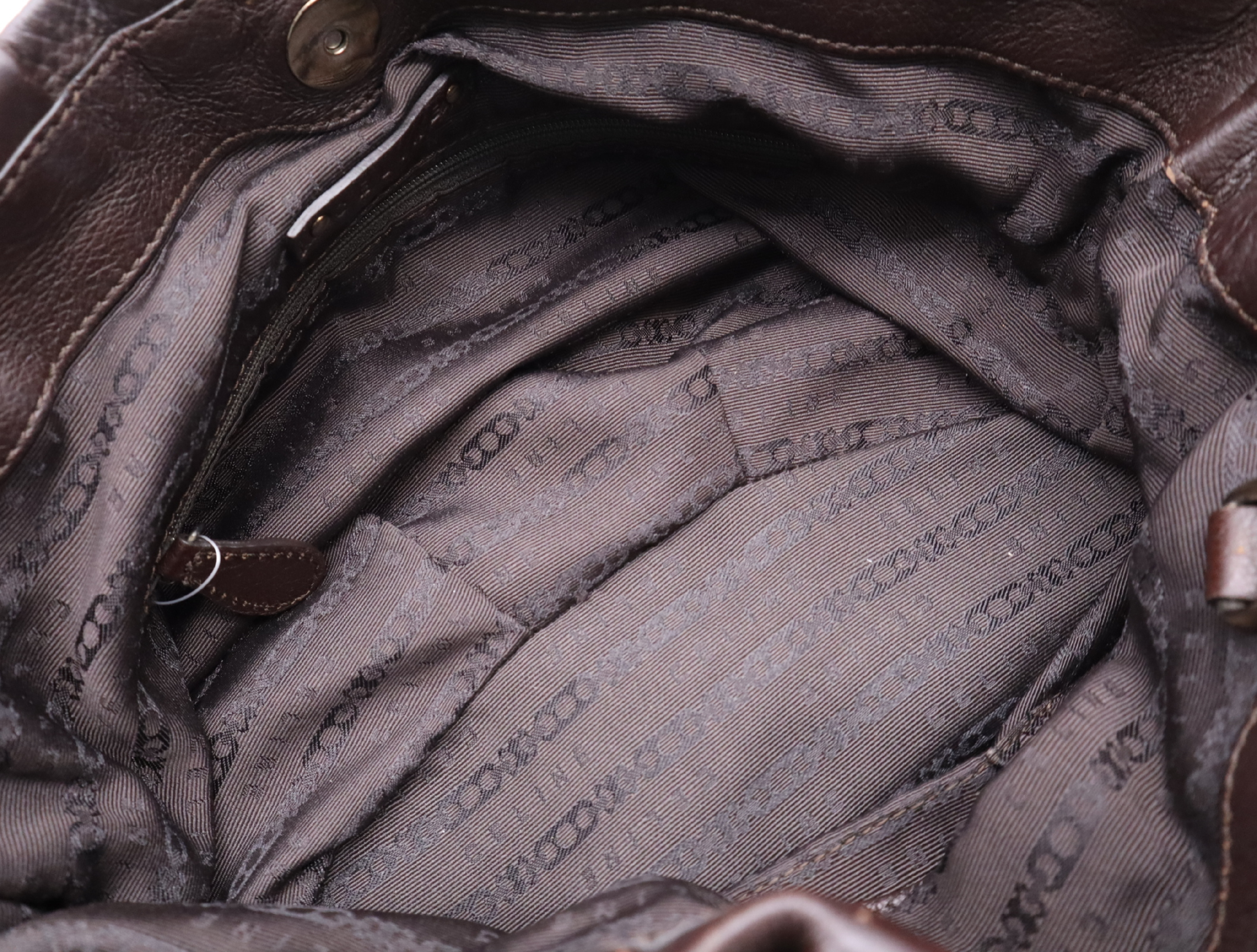 Leather Pillow Small Handbag, Dark Brown, Silver Hardware, Includes Shoulder Strap, Dust Bag, and Charm. — view 15