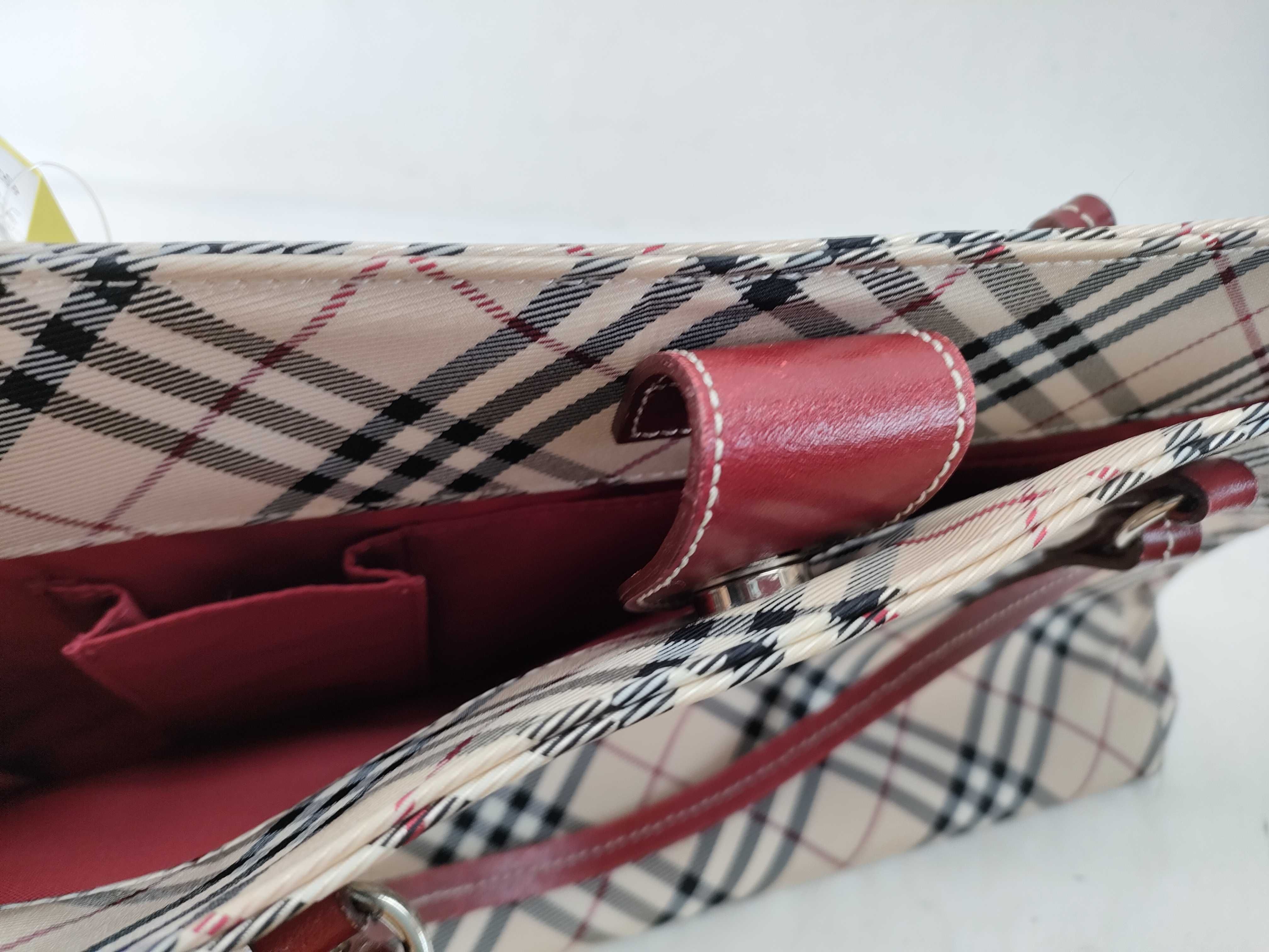 Blue Label Check Tote Bag — view 7